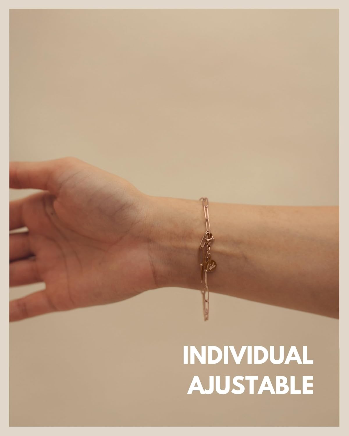 Detalle 2 de GD GOOD.designs Pulsera eslabones ajustable 21 cm 💍