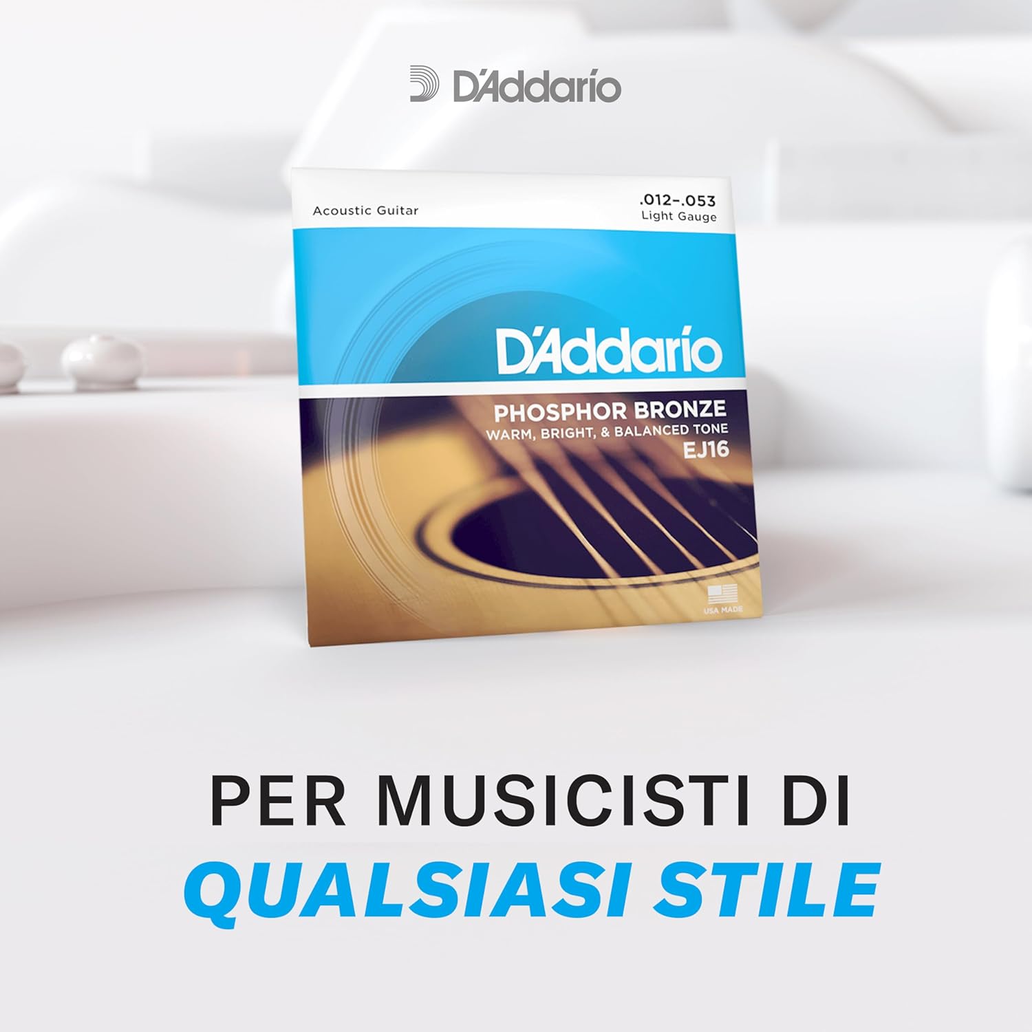 Thumbnail 3 de D'Addario EJ26-B25 corde acustica 11-52