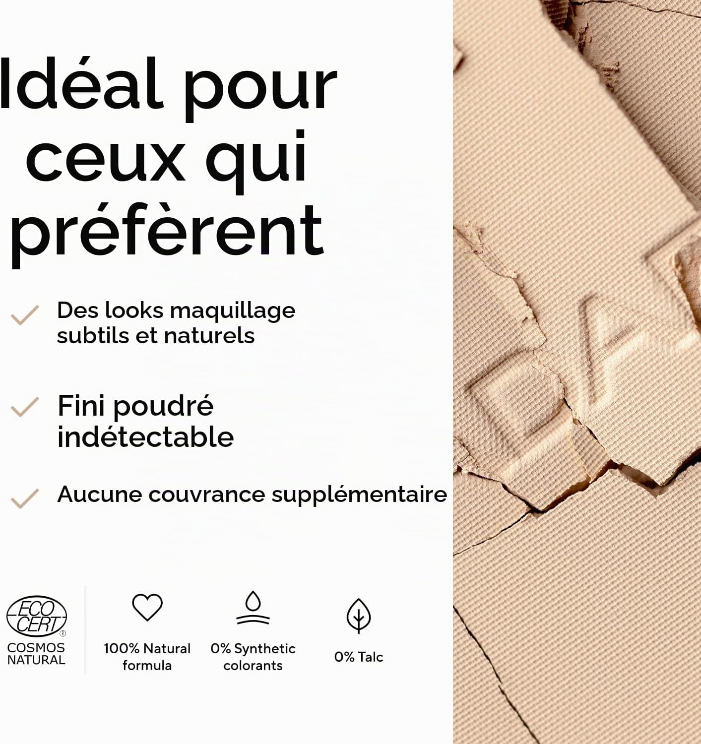 Detalle de MÁDARA Organic Skincare Air Equal Soft Silk Mineral Powder #2 Beige 9g – Poudre fixatrice satinée, sans talc