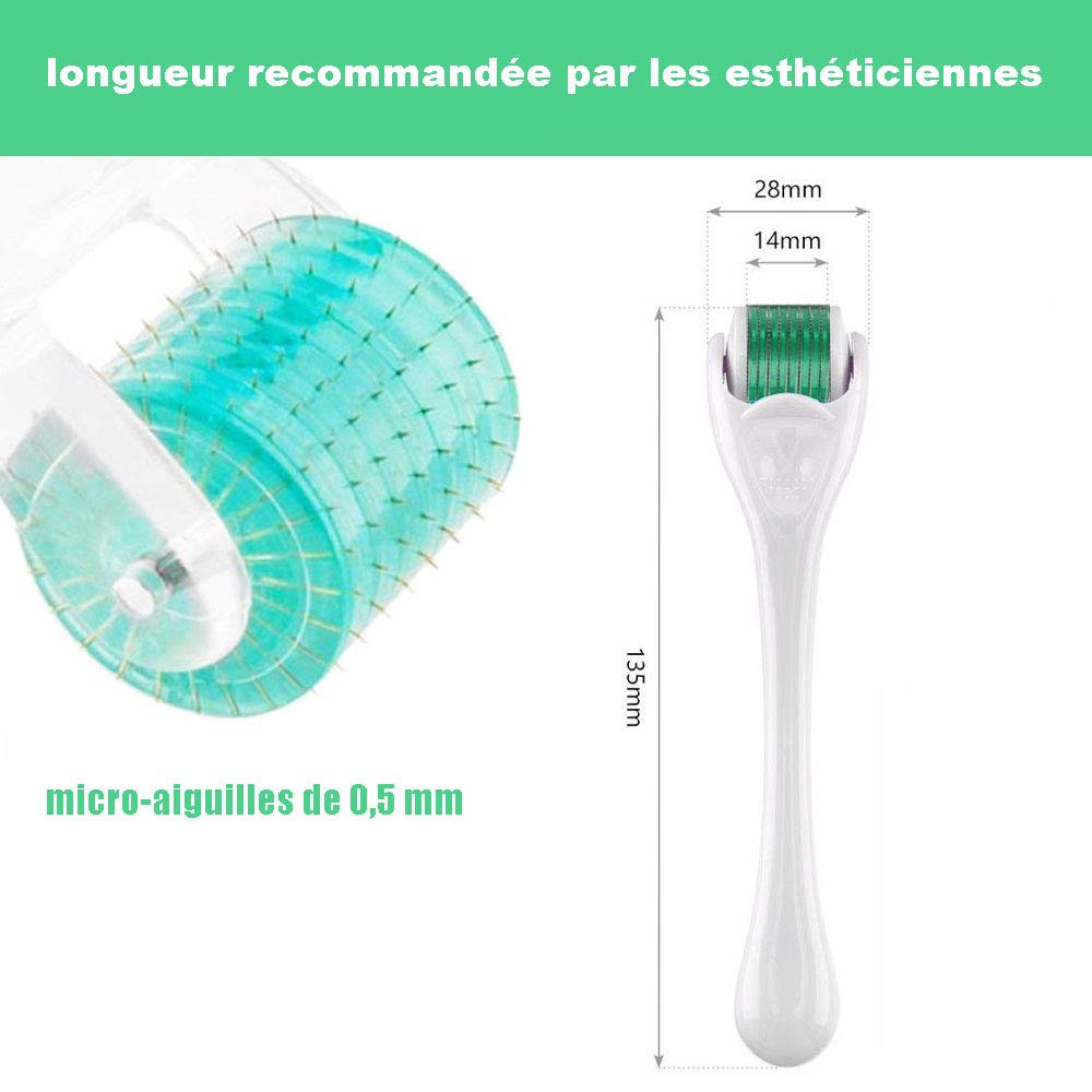 Detalle 2 de Derma-Roller 0,5 mm Microneedling 540 Nadeln