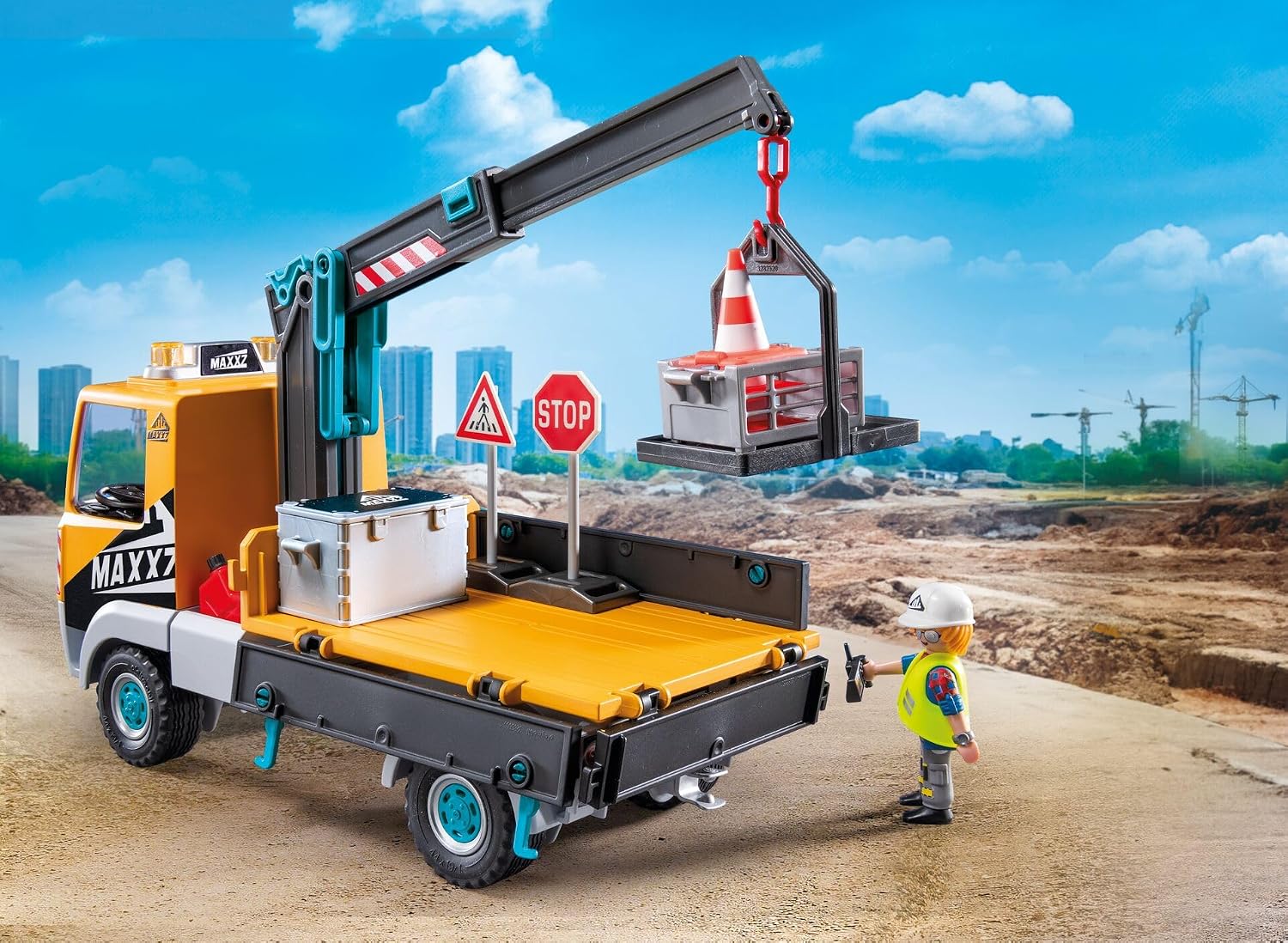 Thumbnail 2 de PLAYMOBIL City Action Baustellen-LKW mit Kran (71750) – Kaufberatung