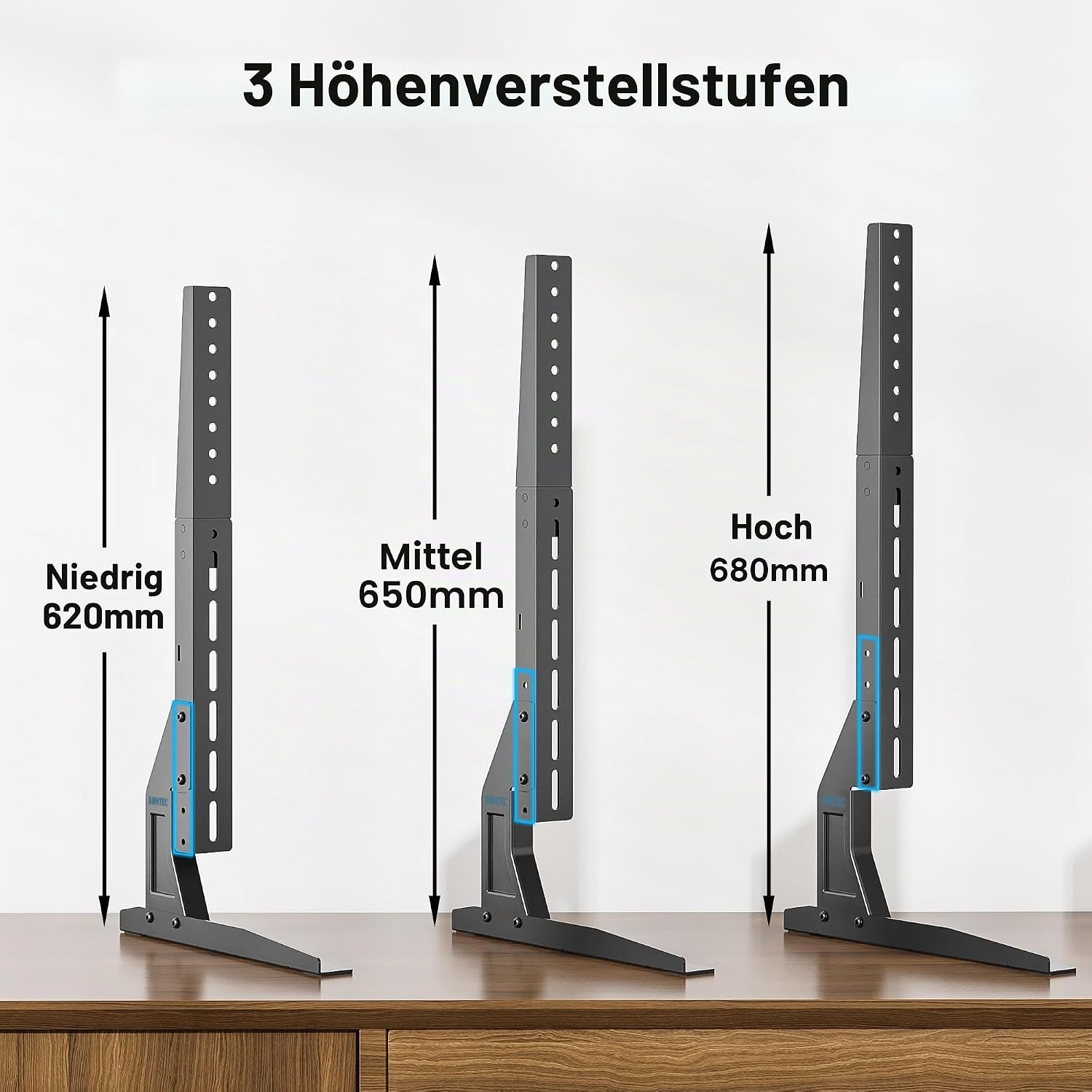 Detalle de BONTEC Universal TV Standfüße bis 50 kg