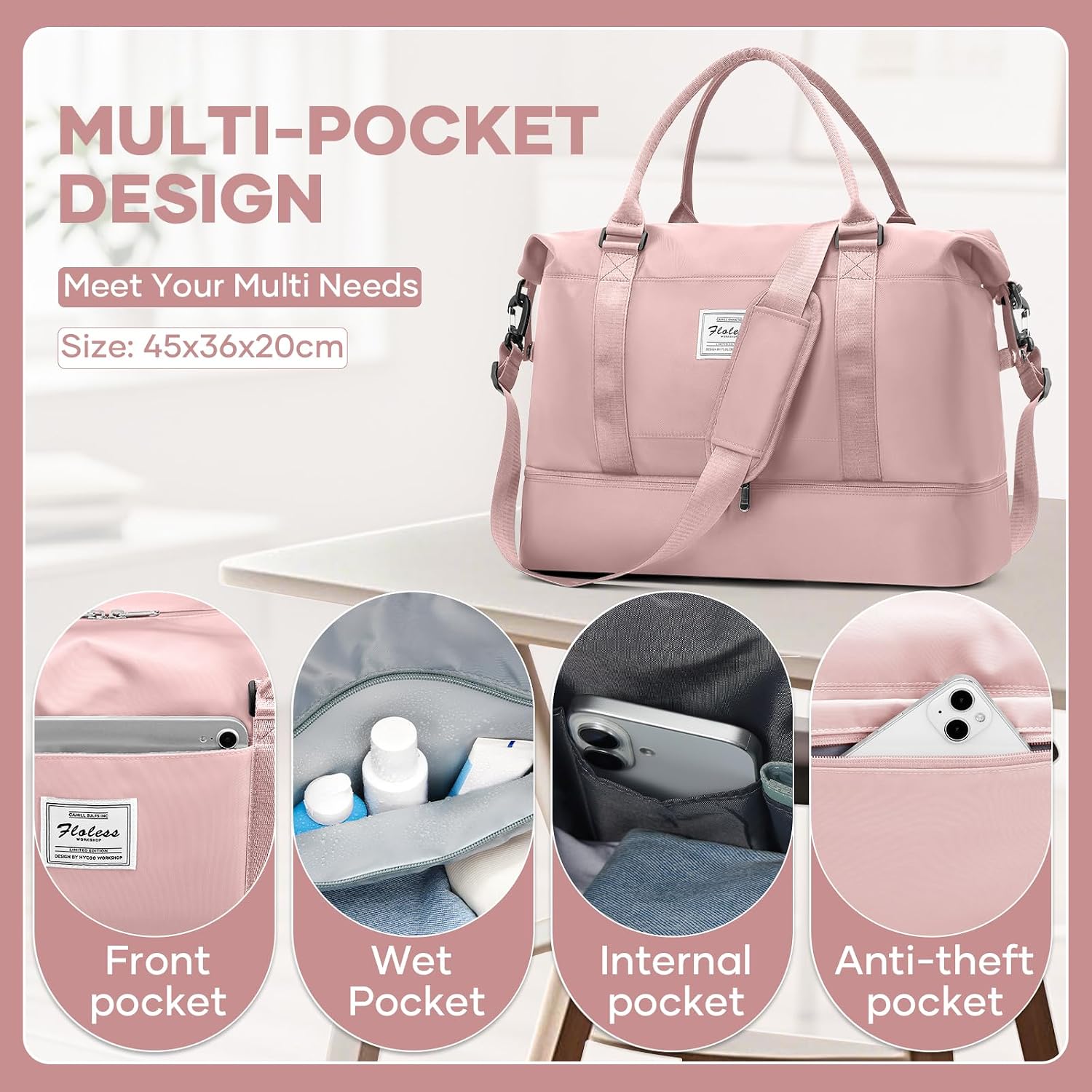 Detalle de HPLQQ Easyjet underseat cabin bag 45x36x20