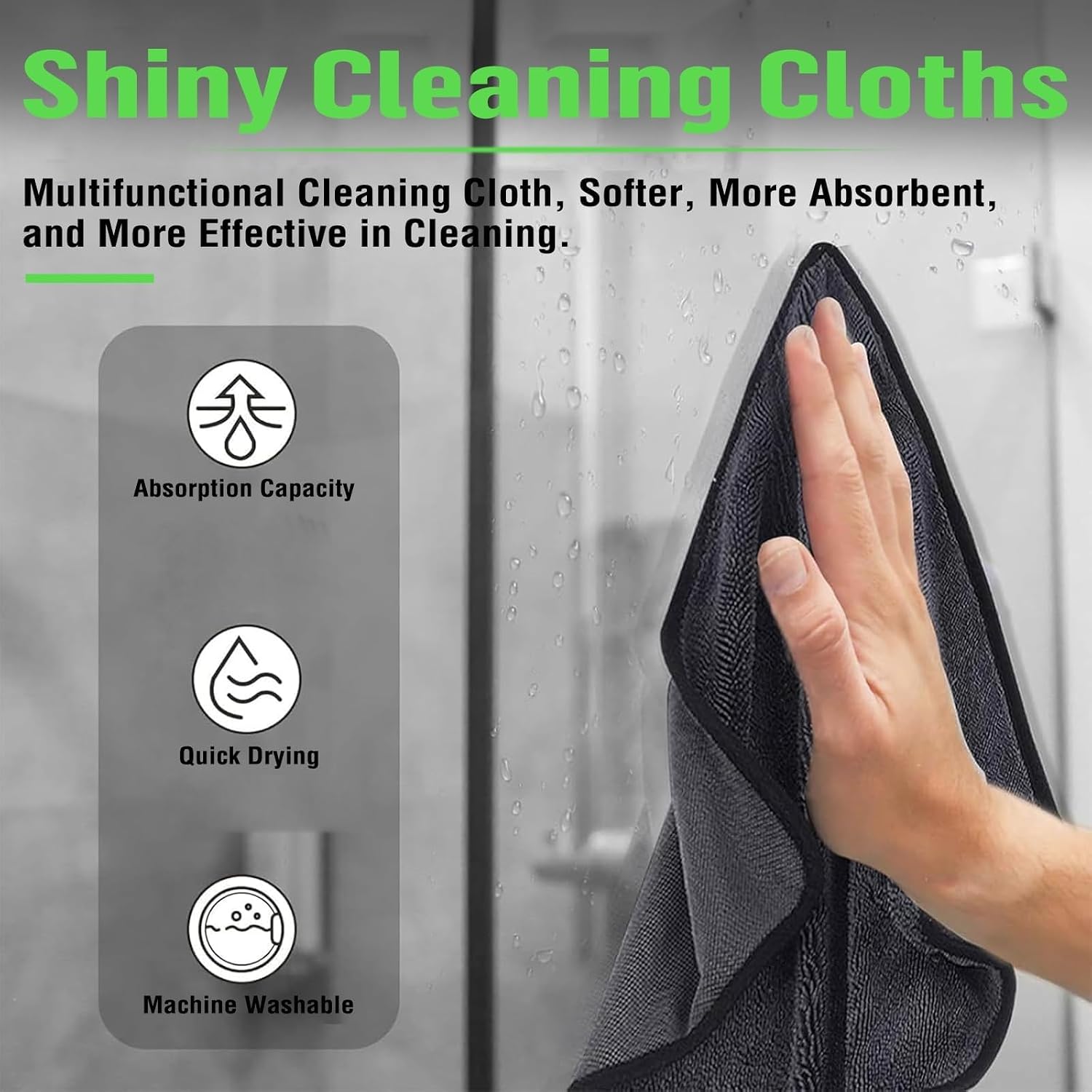 Detalle 2 de Deedlite Shiny Bath Wipes XXL 50x80 cm