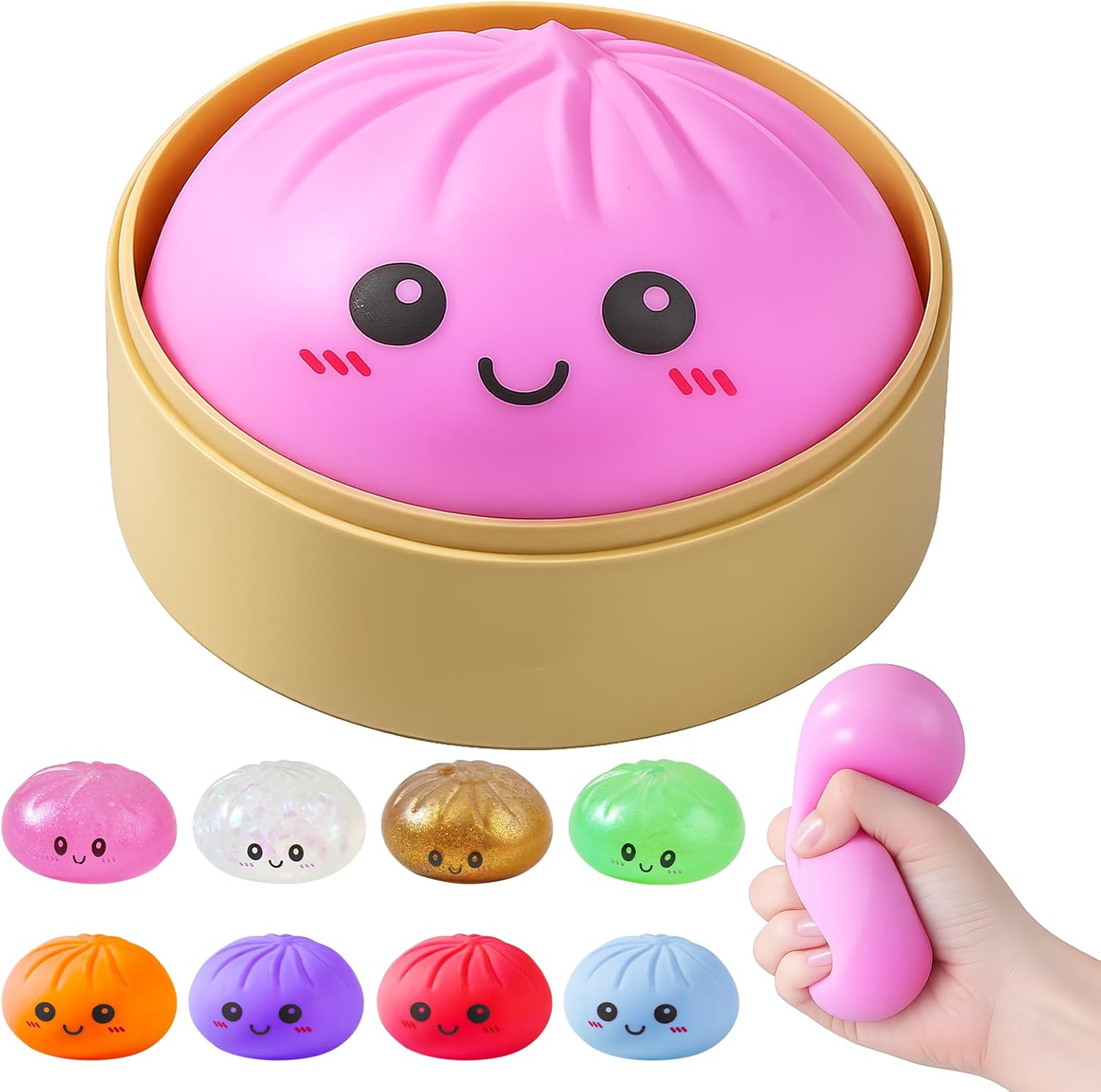 Thumbnail 6 de Dumpling Squishies: Glitter Dumpling Mystery Box (Green)