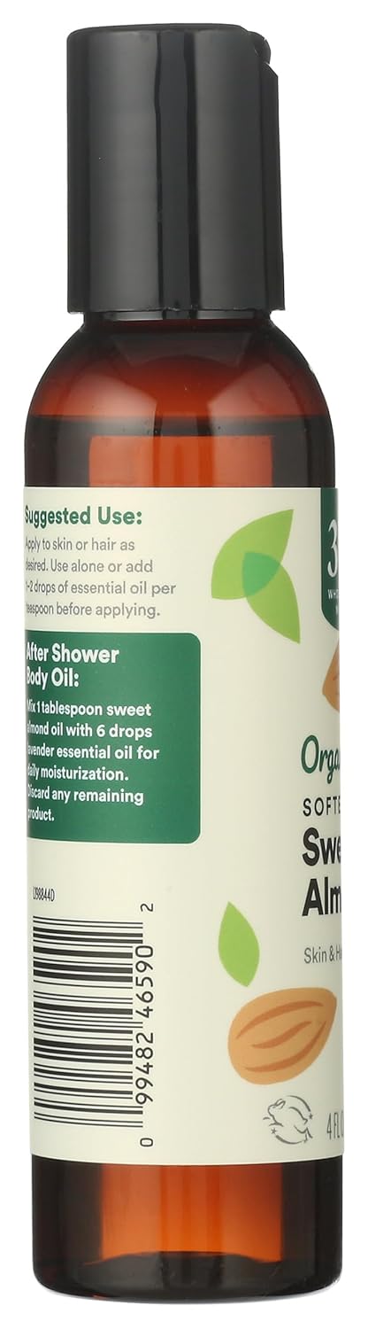 Detalle de 365 by Whole Foods Market Organic Softening Sweet Almond Oil for Skin & Hair Care