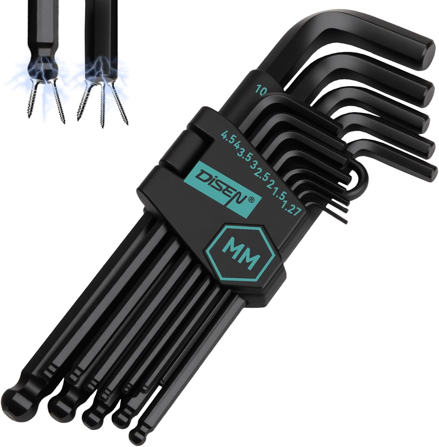 Detalle de DISEN Hex Key Set, 13-Piece