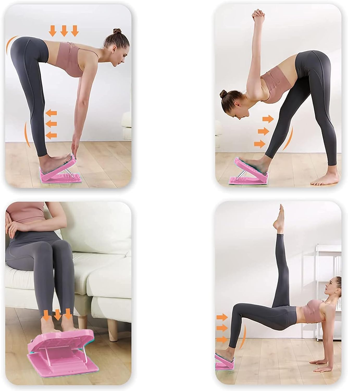 Detalle de Ideal Swan Slant Board Adjustable Calf Stretcher – Portable Incline Board for Calves, Hamstrings, and Plantar Fascia
