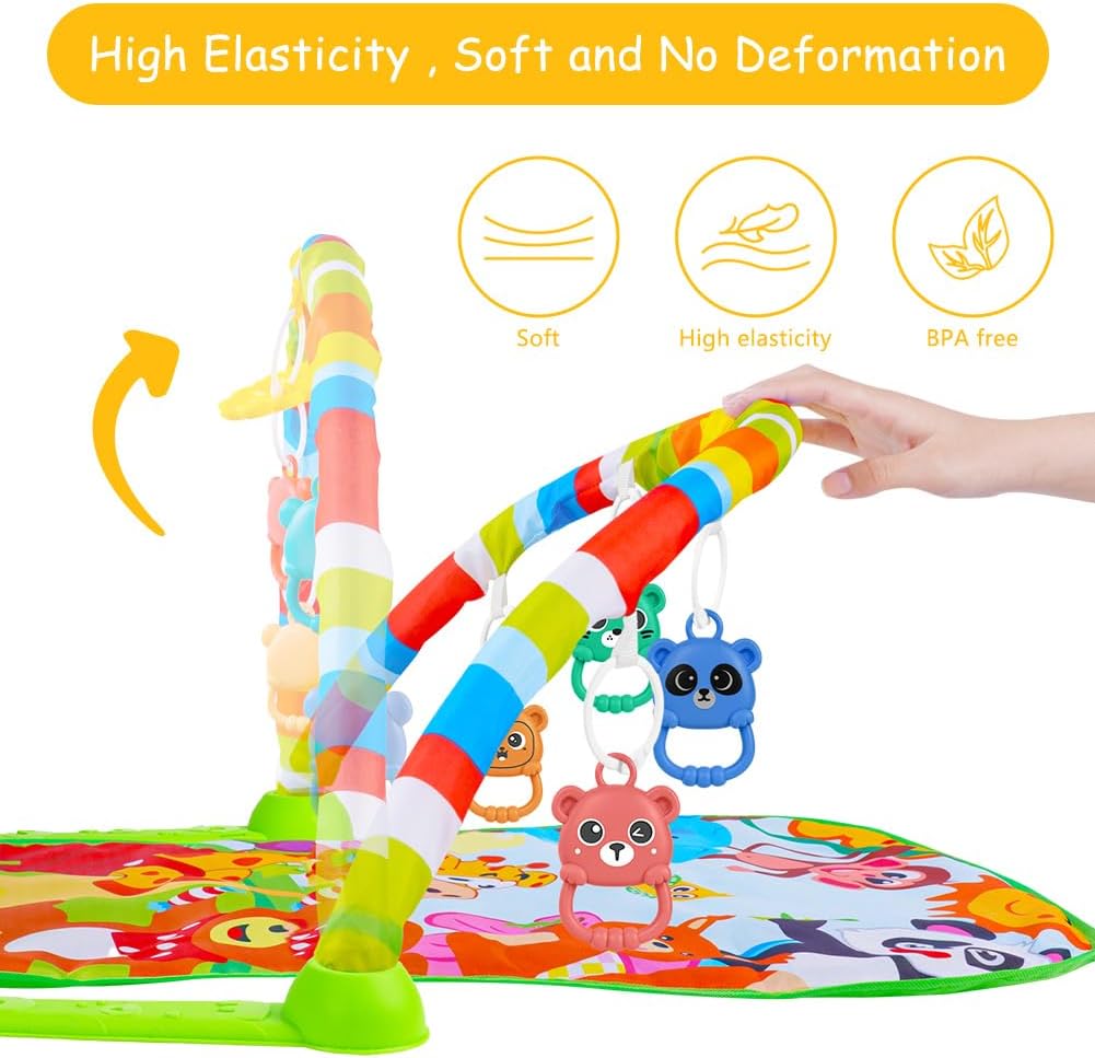 Thumbnail 4 de AOMIG Baby Play Mat with Piano 76cm