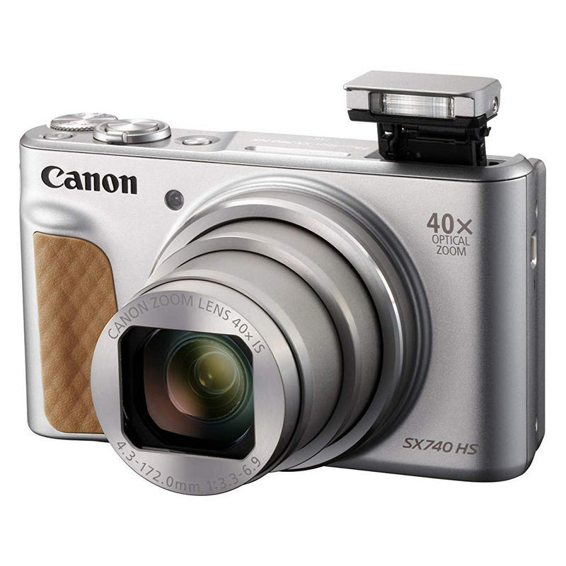 Thumbnail 1 de Canon PowerShot SX740 HS 20.3 MP WiFi Plata: compacta, potente y lista para compartir