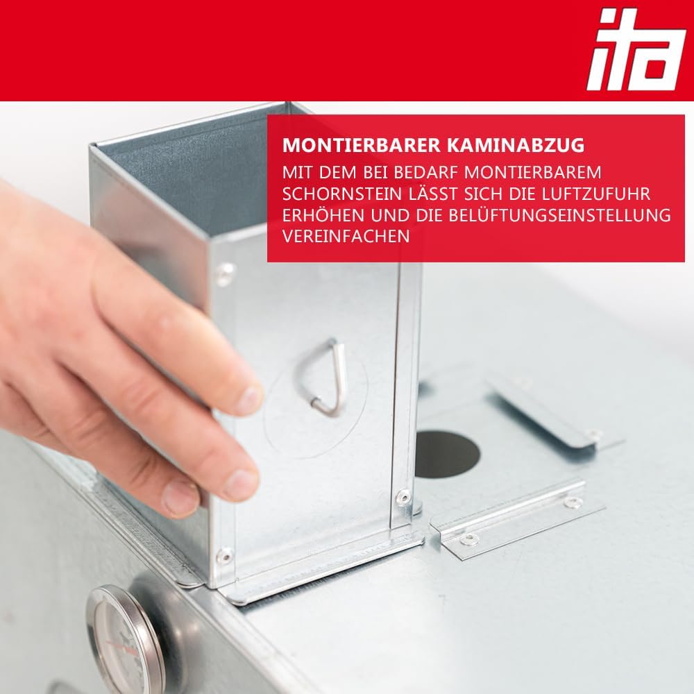 Detalle de ITA Räucherofen 7012 Smoker Set