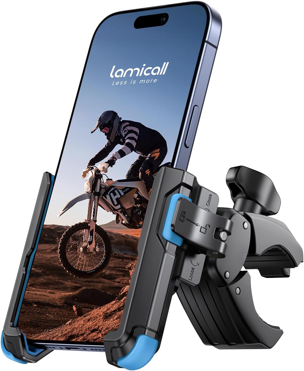 Detalle de Lamicall Handyhalterung für Motorrad und Fahrrad
