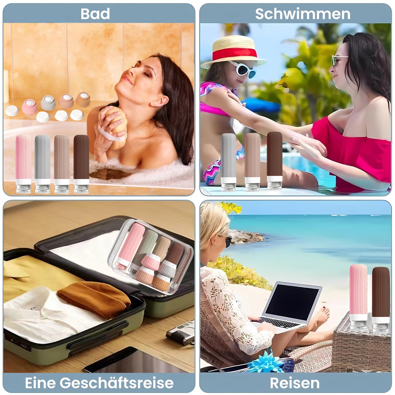 Thumbnail 6 de NuvaConx Reiseflaschen Set 18 Stück