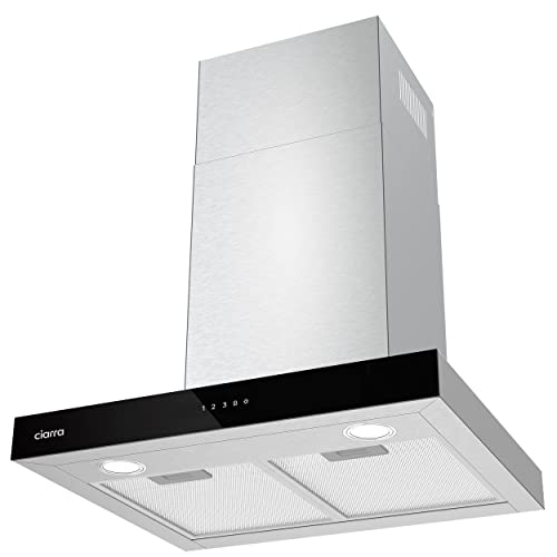 Detalle de CIARRA Hotte Aspirante Murale 60 cm CBCS6102 – Classe A+++, 706 m³/h