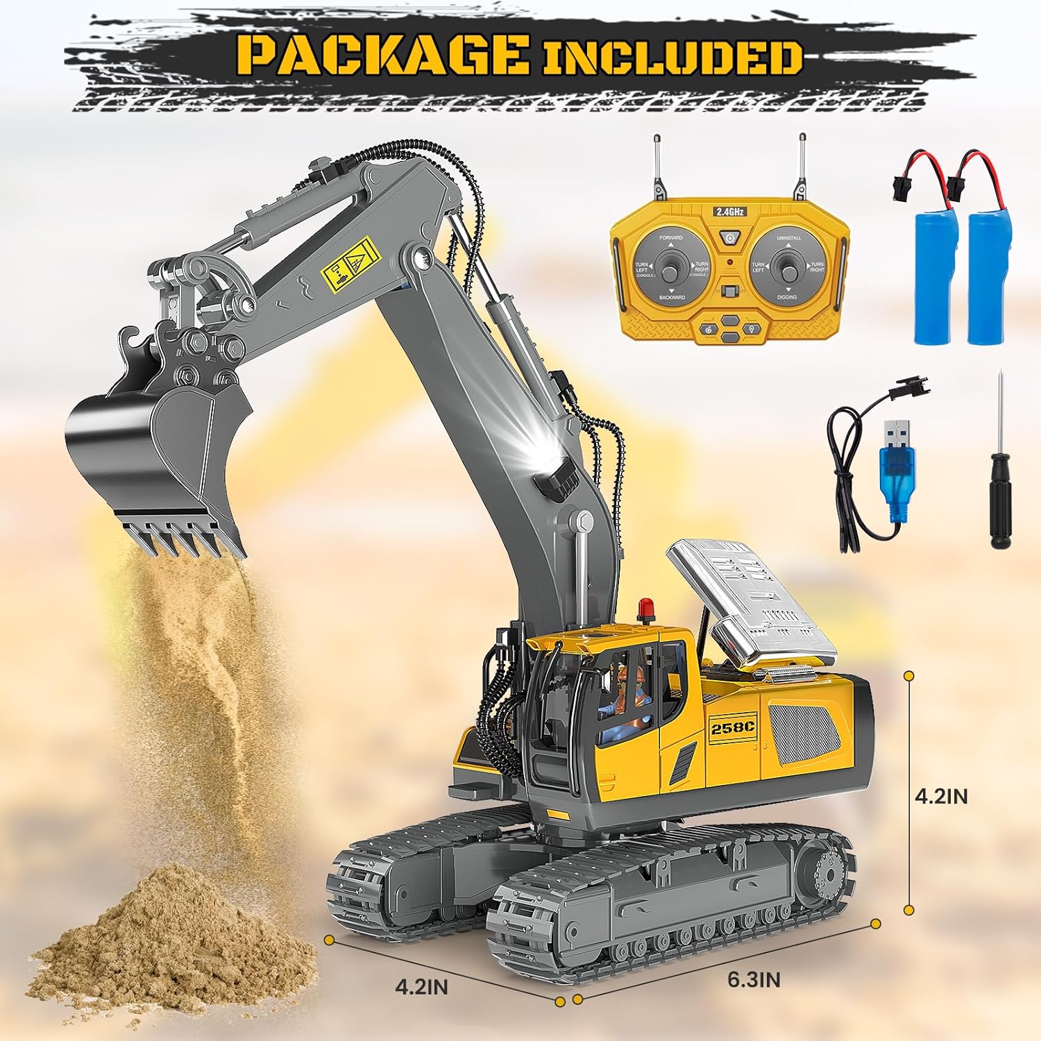 Thumbnail 6 de Remote Control Excavator 11CH 🚜