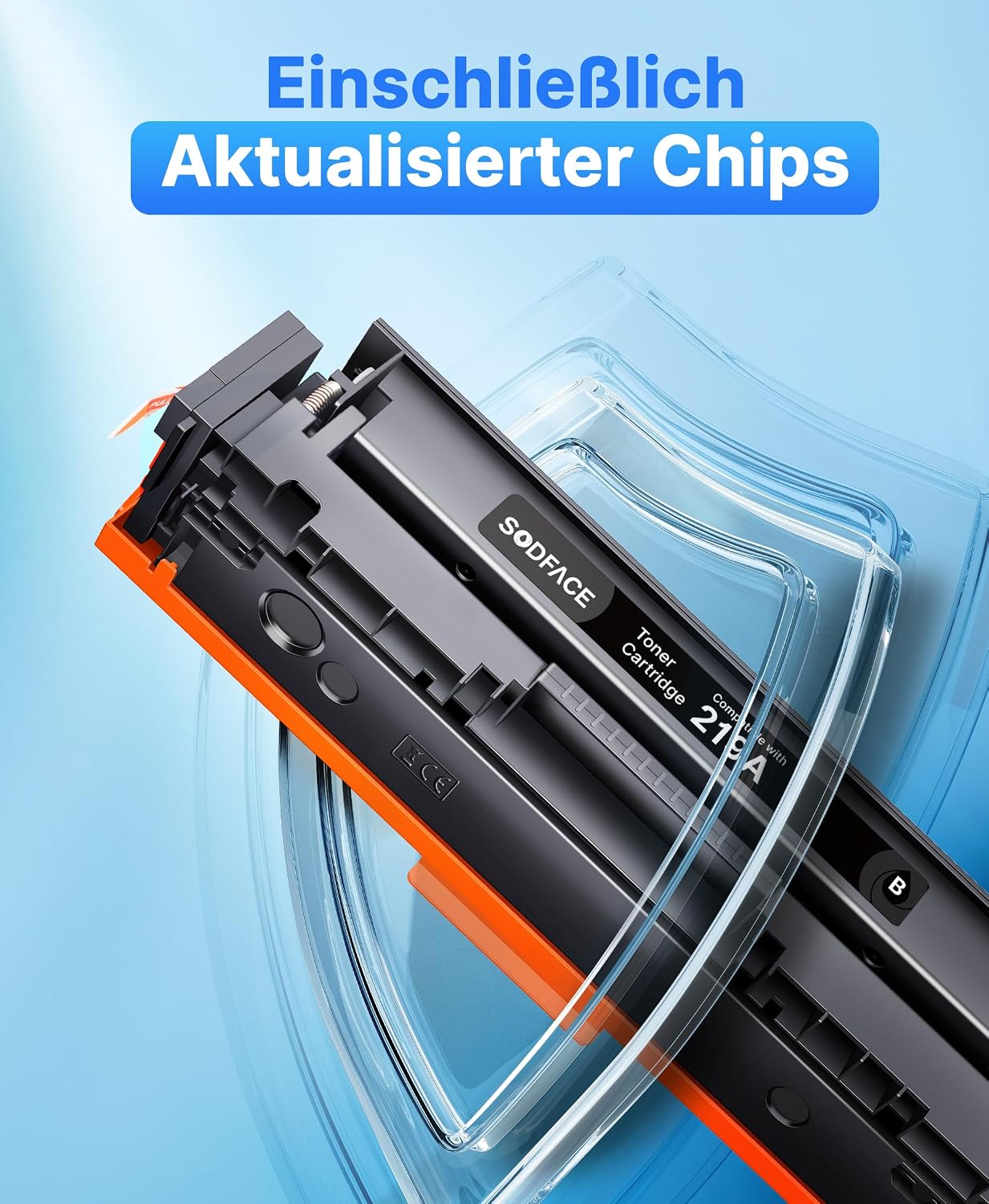 Thumbnail 4 de SODFACE 219A 219X Toner 4er‑Pack für MFP 3302FDWG 🖨