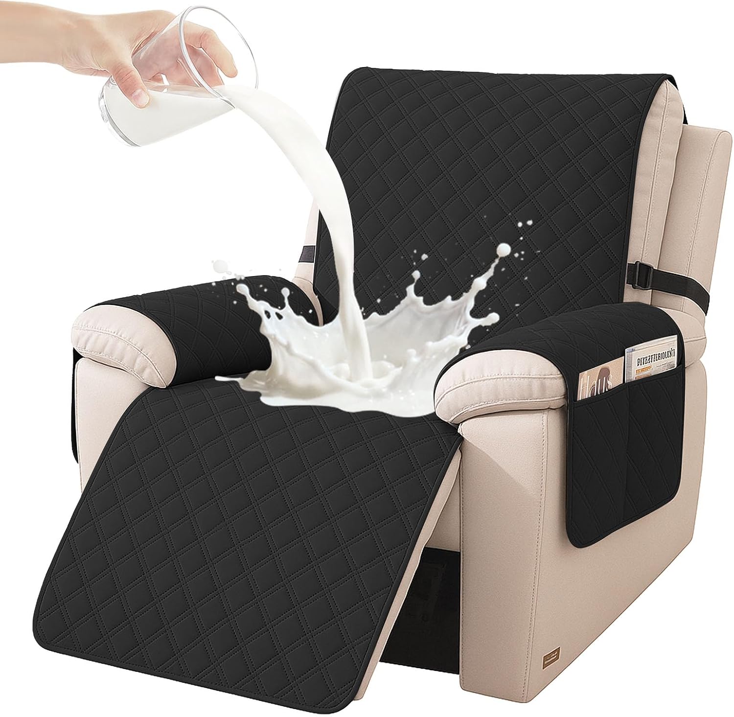 Detalle de YSTELLAA Housse fauteuil relax 1 place