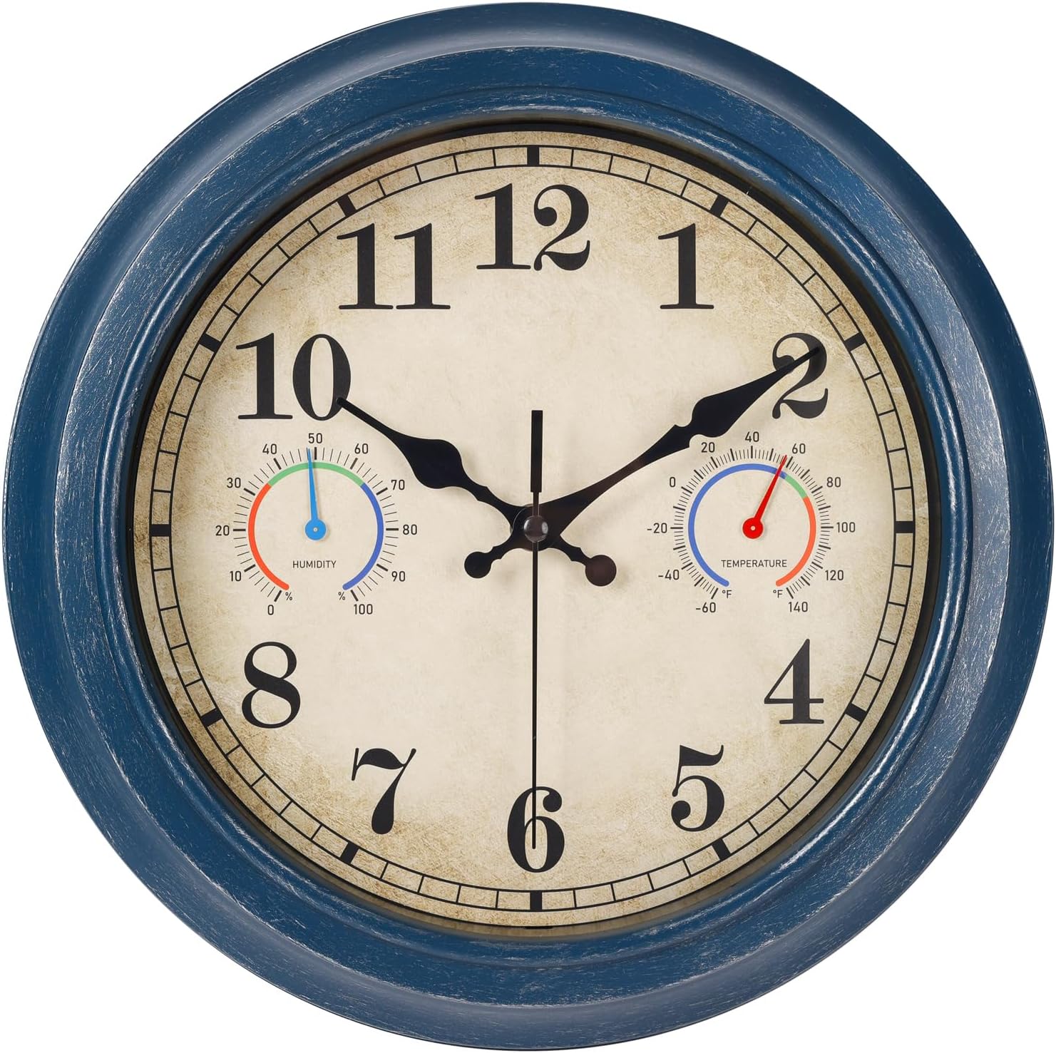 Detalle de Alarllok Outdoor Wall Clock, 12-Inch