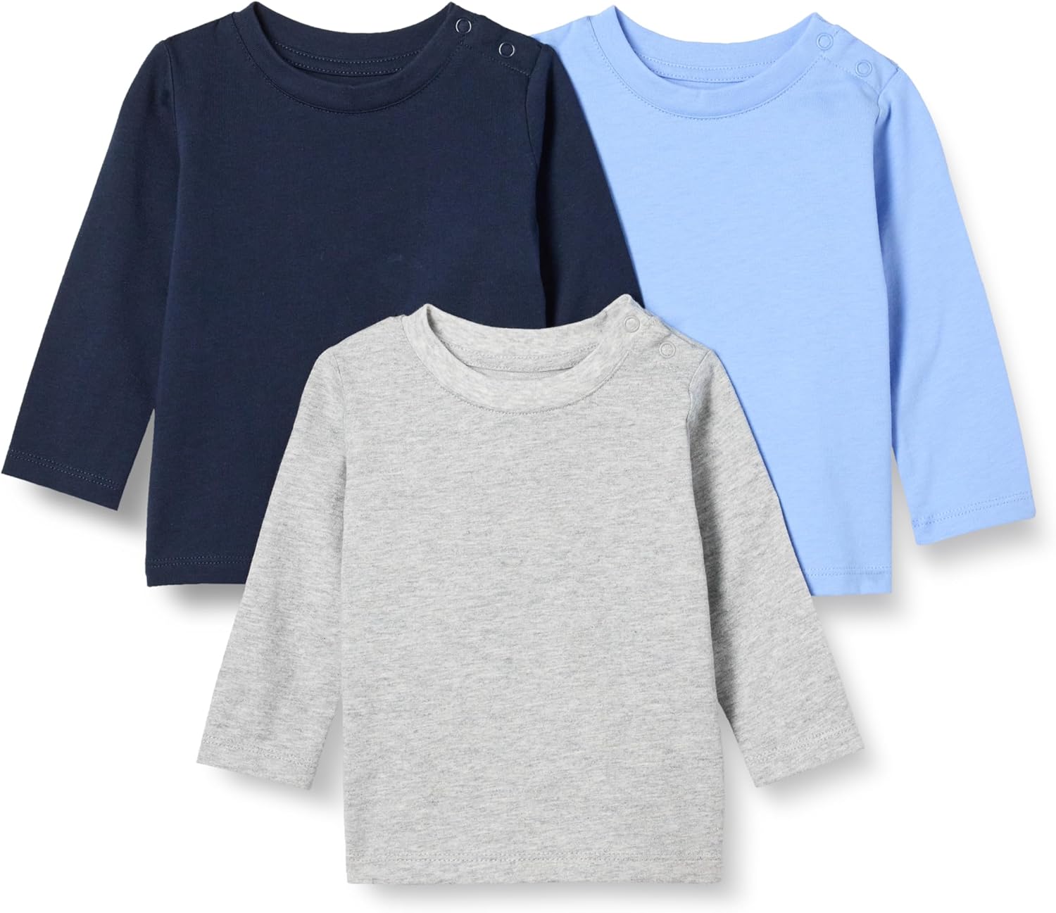 Thumbnail 5 de Amazon Essentials Unisex Bambini 0-24 T-shirt a maniche lunghe in cotone 100% con vestibilità comoda