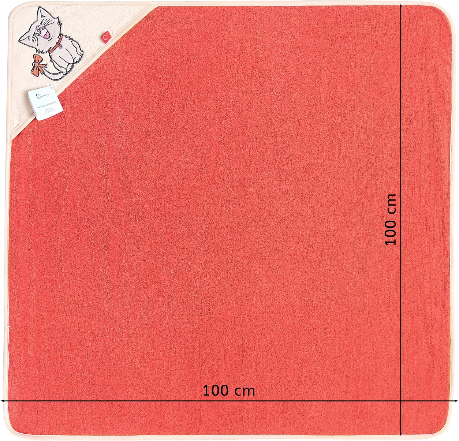 Thumbnail 2 de Be Mammy Toalla con Capucha 100x100 cm