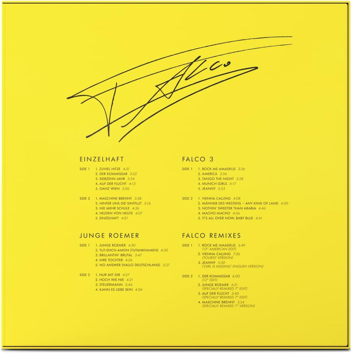 Thumbnail 3 de Sony Music Falco THE BOX Vinyl Box Set with Four Coloured 12-Inch Records