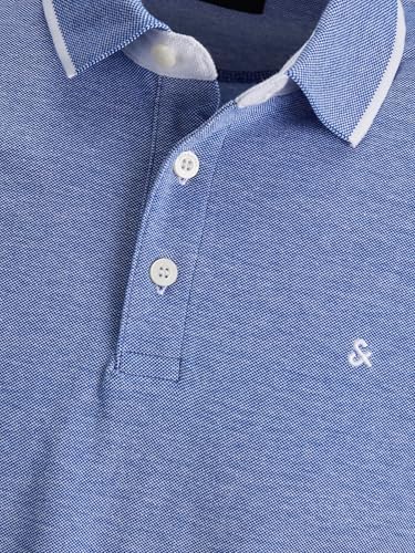 Thumbnail 7 de JACK & JONES Jjepaulos Polo Ss Noos para hombre en marino (100% algodón, corte entallado)