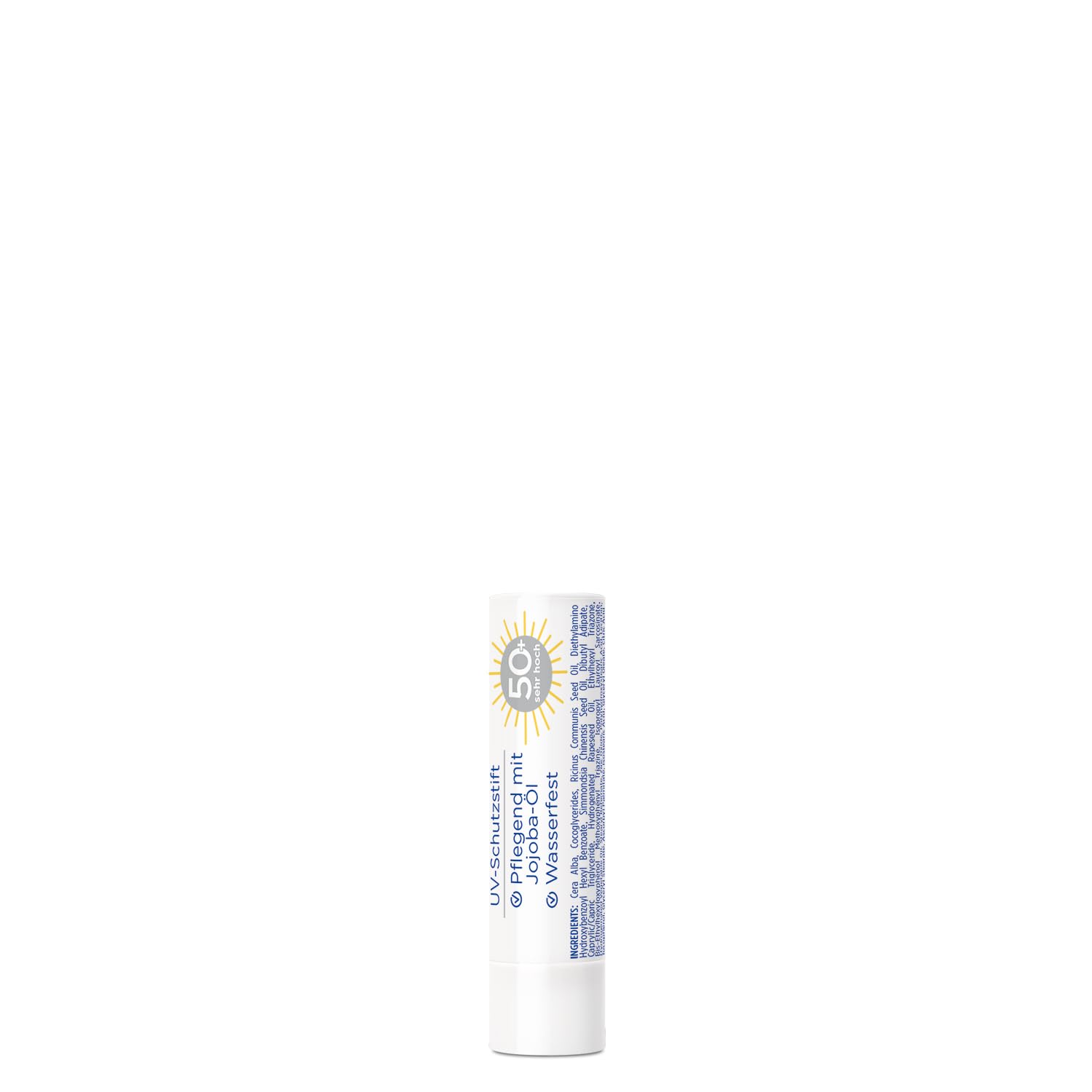 Detalle 2 de Ladival Aktiv UV-Schutzstift Lippen LSF 50+ mit Jojoba-Öl (wasserfest, UVA/UVB) – 4,8 g