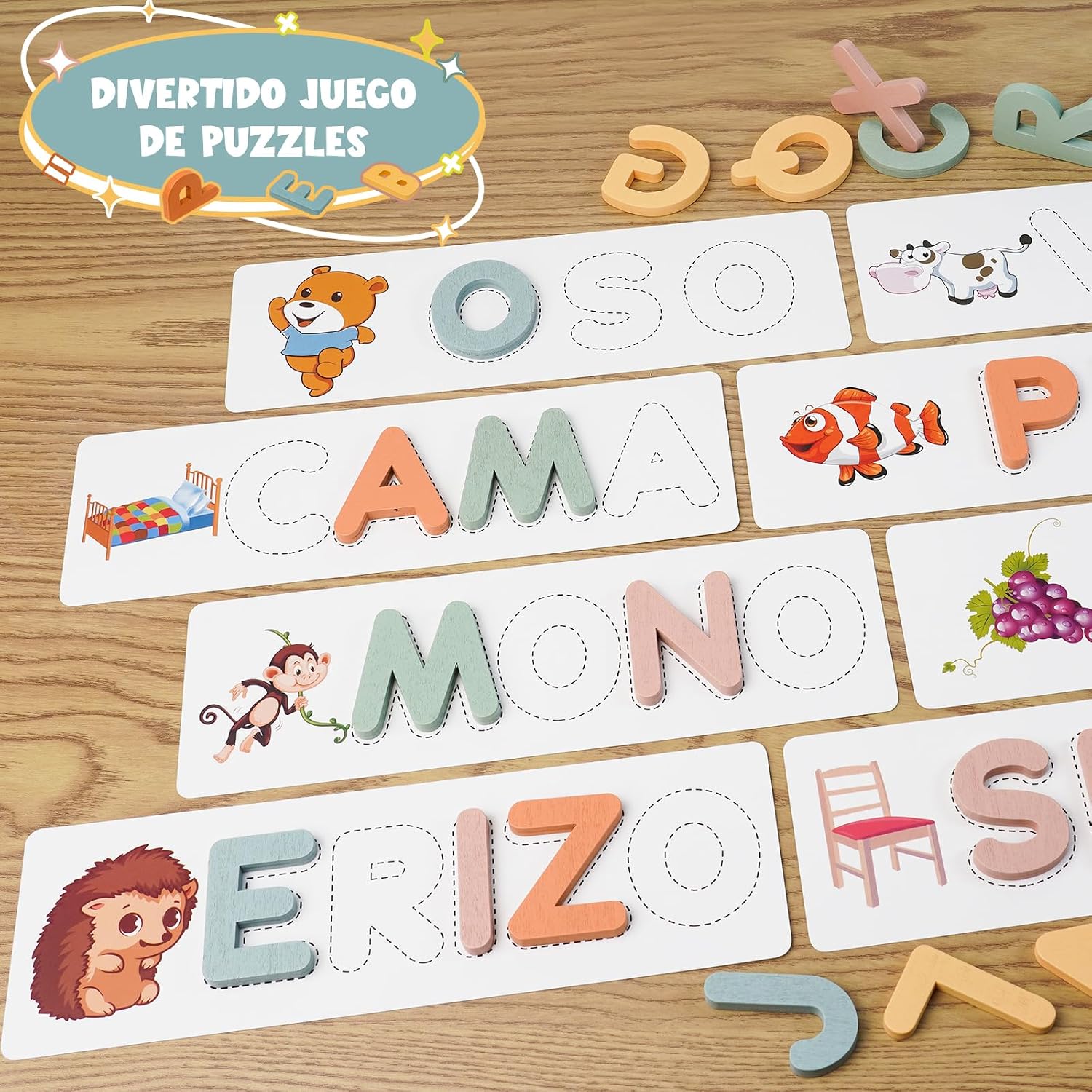 Thumbnail 5 de Joozmui Juguetes Montessori 52 letras