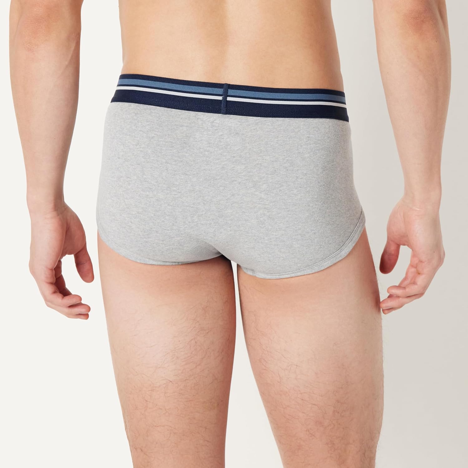 Detalle de Amazon Essentials Men's Cotton Breathable Tag-Free Briefs Underwear, Multipacks