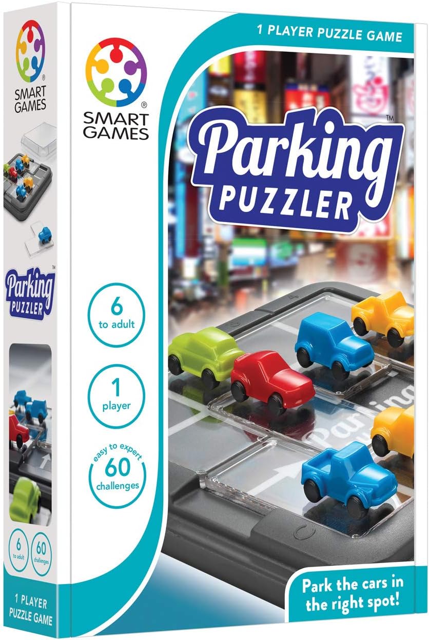 Detalle 2 de SmartGames Parking Puzzler – logikspel med 60 utmaningar från 6 år