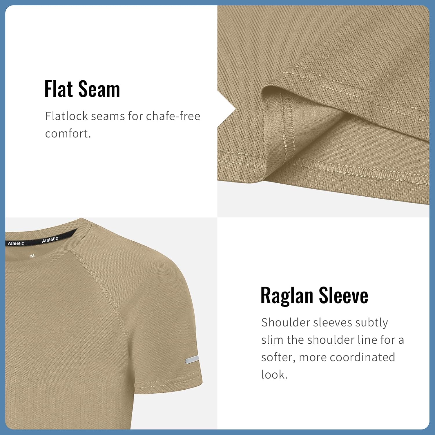 Detalle de Mens Gym T-Shirts: Athletic Running Short Sleeve Tee for Men