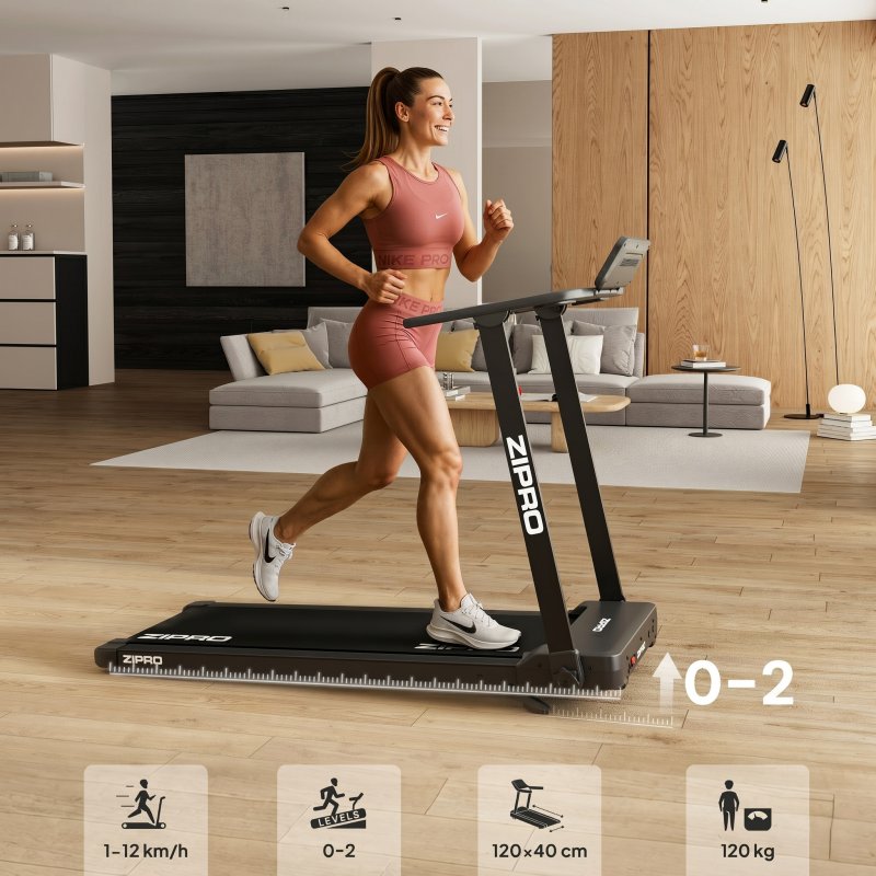 Thumbnail 3 de Zipro Forma: cinta de correr plegable 12 km/h con Zwift y Kinomap