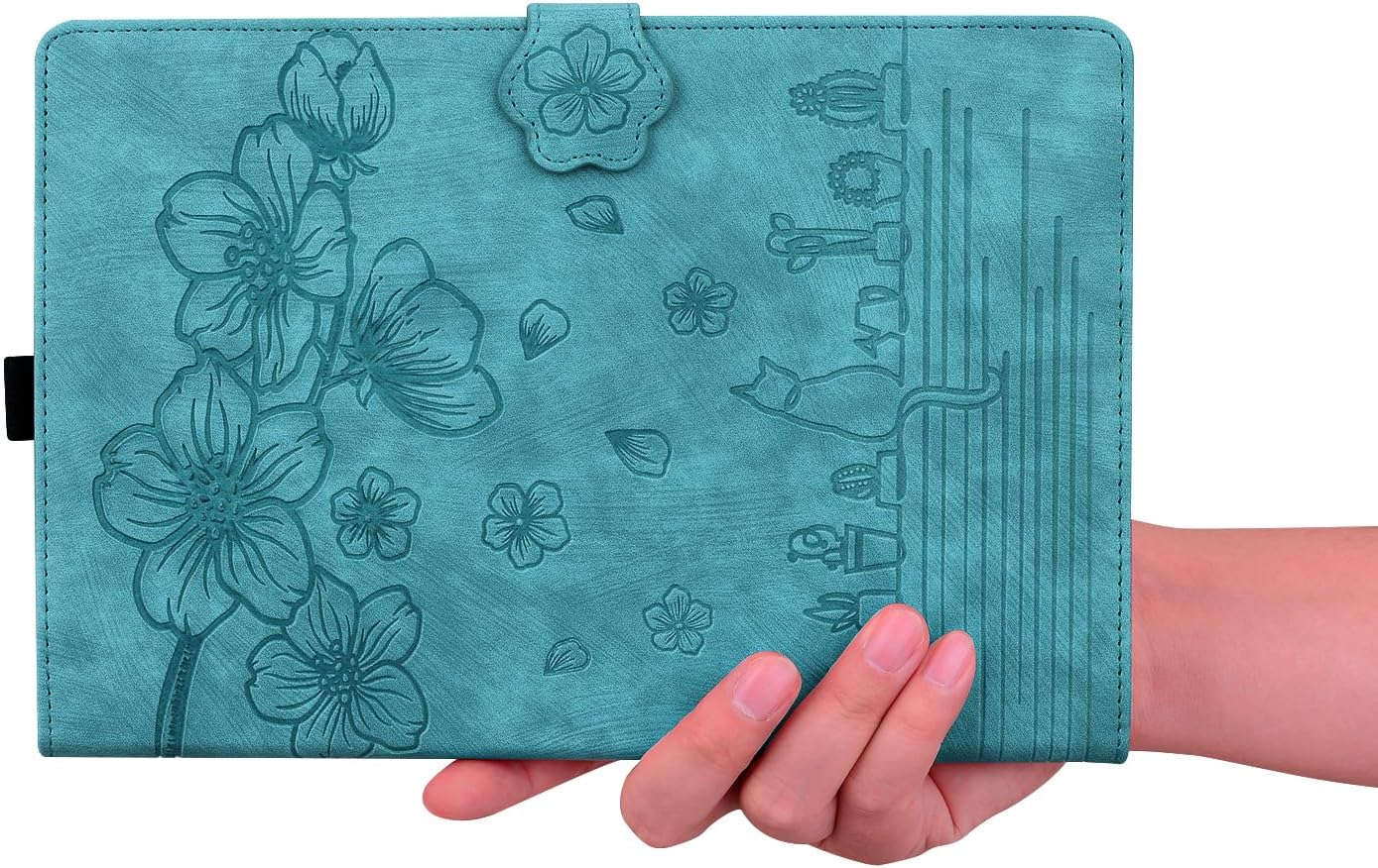 Thumbnail 4 de Succtopy Hülle für Galaxy Tab A11 8.7" 2025 (SM-X133/SM-X135) – Flip-Folio aus PU-Leder mit Stifthalter & Standfunktion in Hellgrün