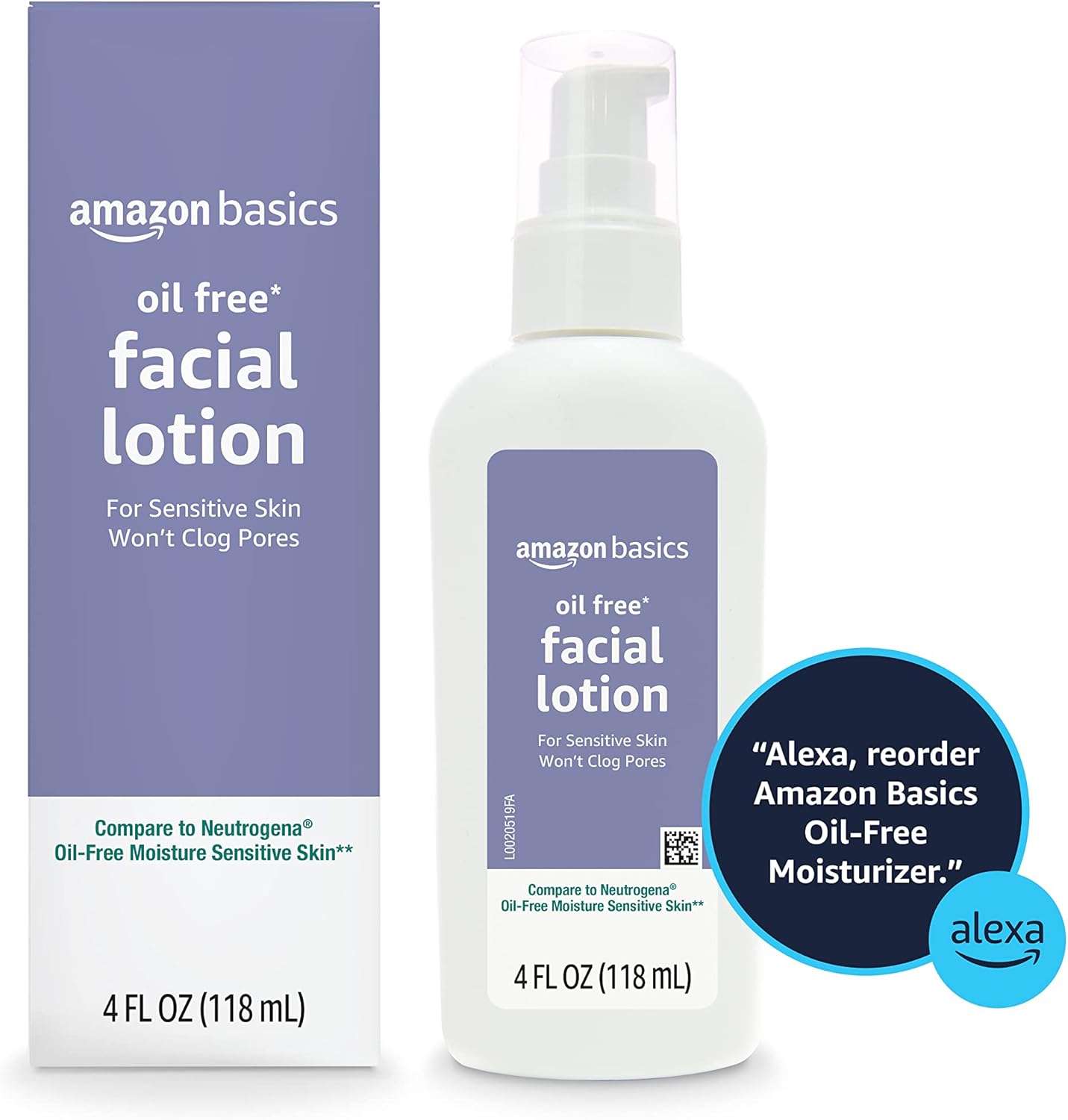 Thumbnail 4 de Amazon Basics Oil-Free Facial Moisturizer for Sensitive Skin (4 fl oz) — Fragrance-Free