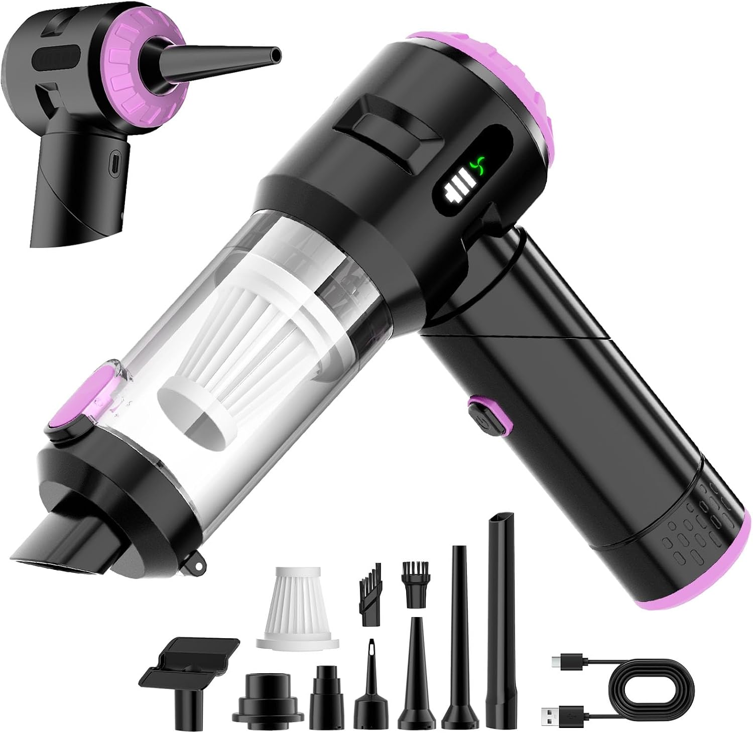 Wansimoo Handheld Car Vacuum 25000Pa