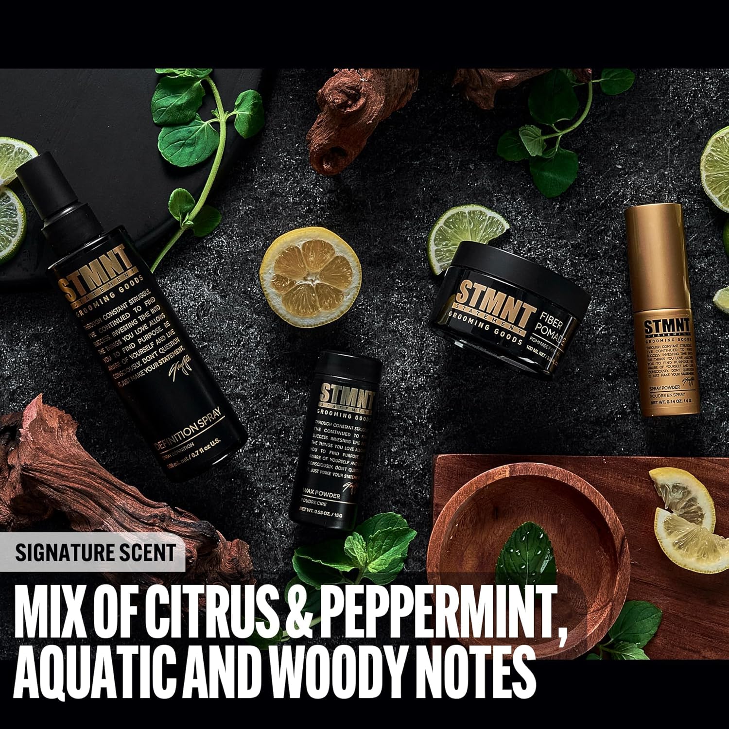 Detalle de STMNT Wax Powder di STMNT STATEMENT GROOMING GOODS: Polvere texturizzante per capelli uomo (15 g)