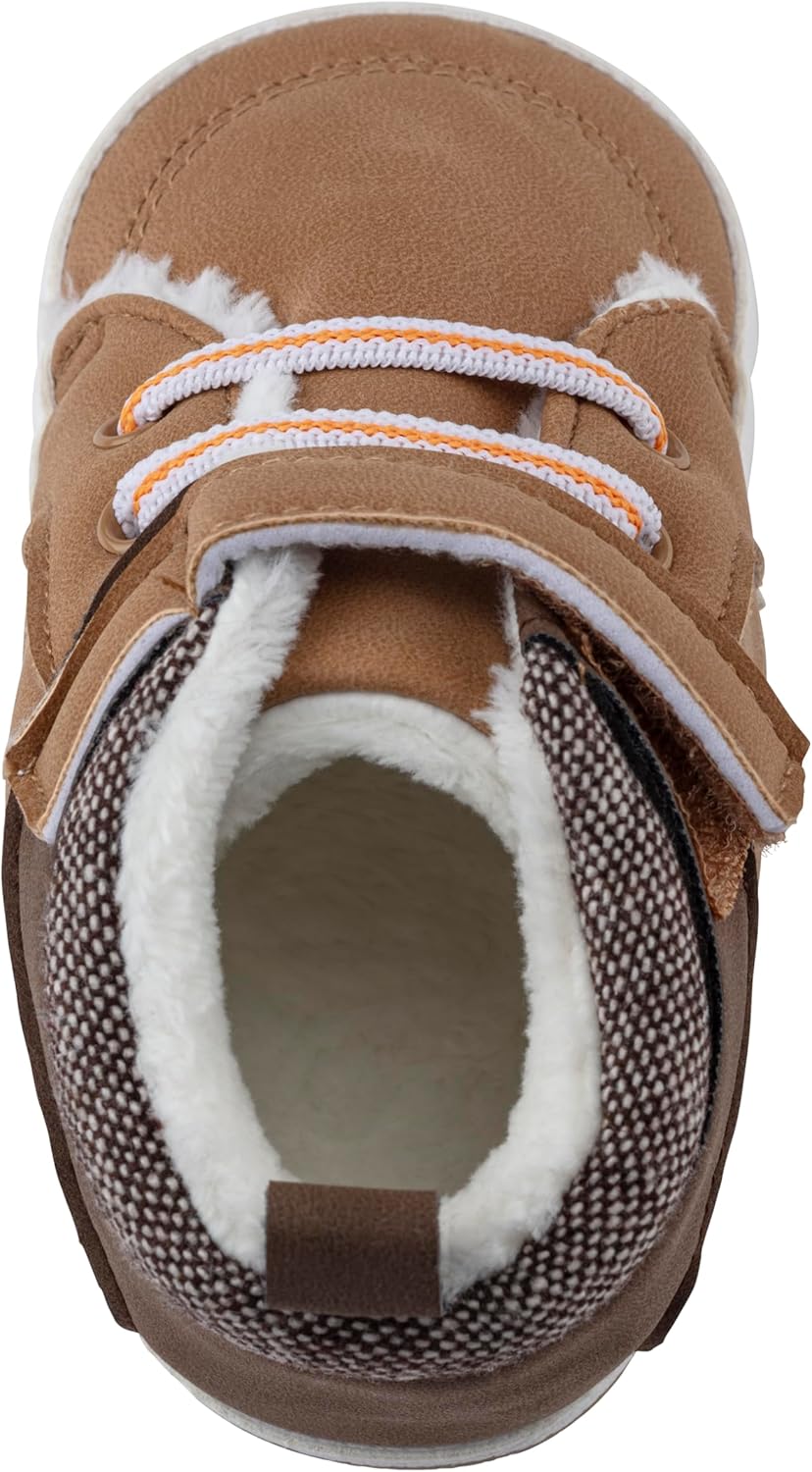 Thumbnail 4 de Sterntaler Babyschuh aus Kunstleder-Gefwebe für Jungen – mit elastischen Schnürbändern, Klett & rutschfester Sohle