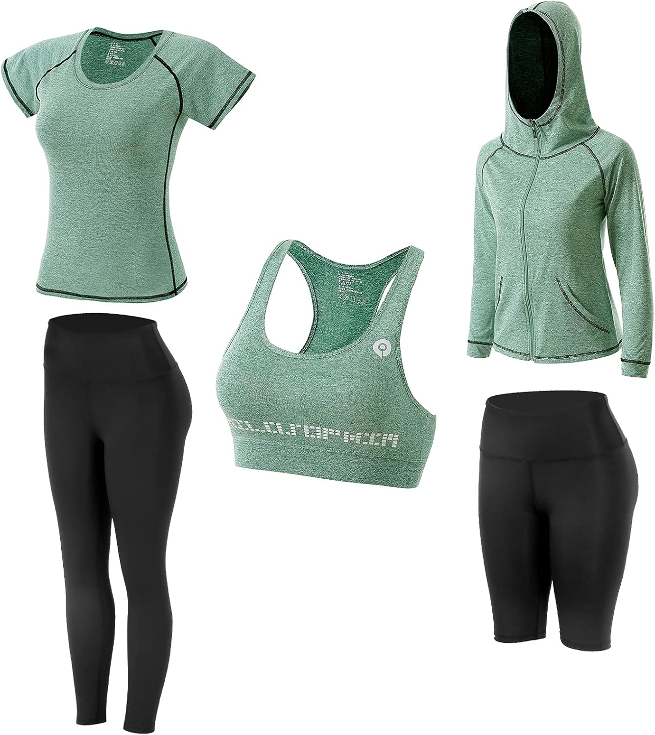 Thumbnail 4 de Set yoga donna 5 pezzi per sport
