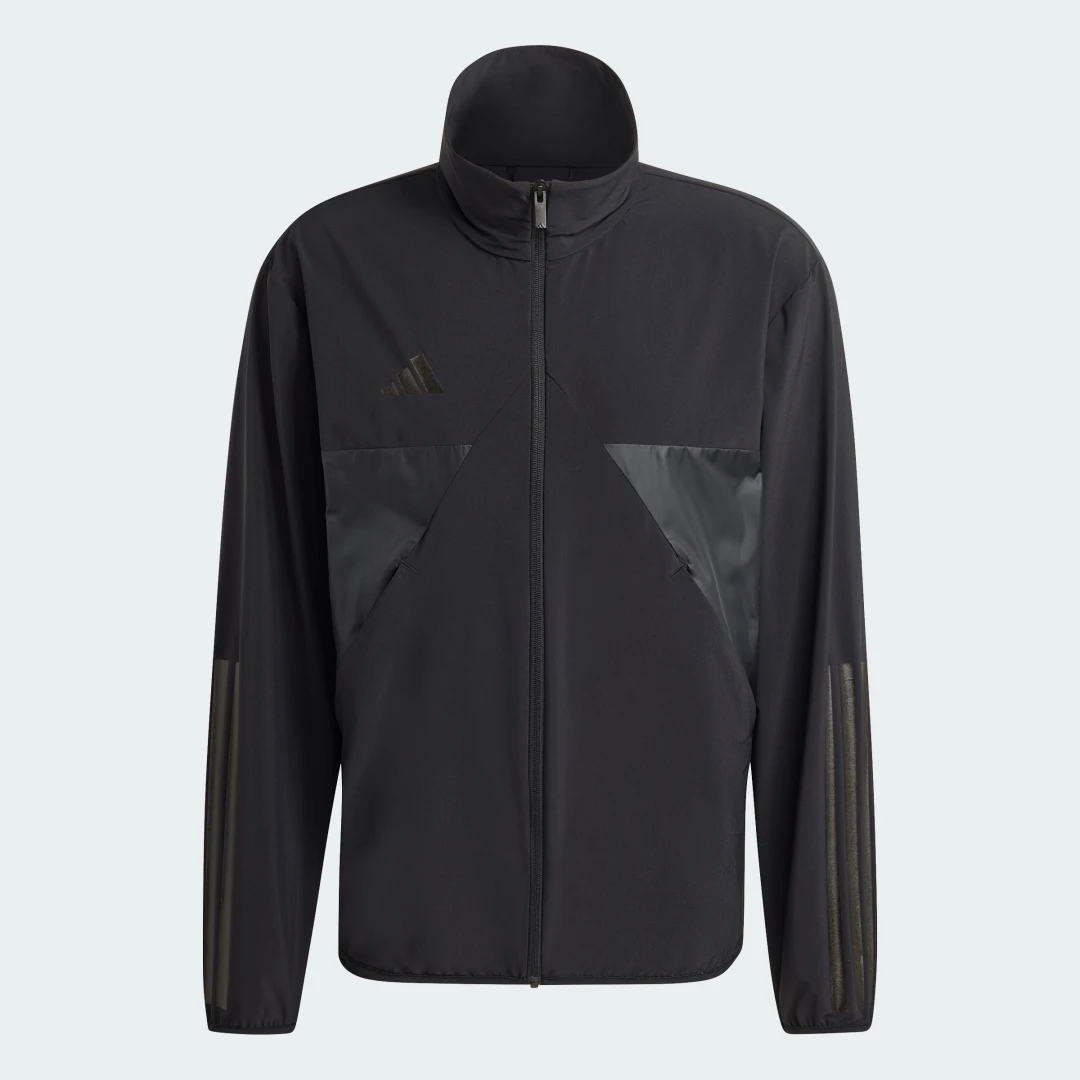Detalle 2 de CHAQUETA DEPORTIVA HOUSE OF TIRO de Adidas en Negro — versátil para deporte y tiempo libre