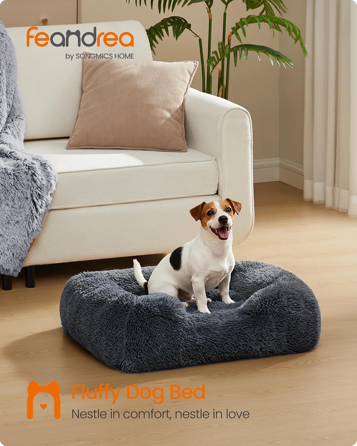 Detalle 2 de Feandrea PGW271GR01 Dog Bed 71x55x18 cm
