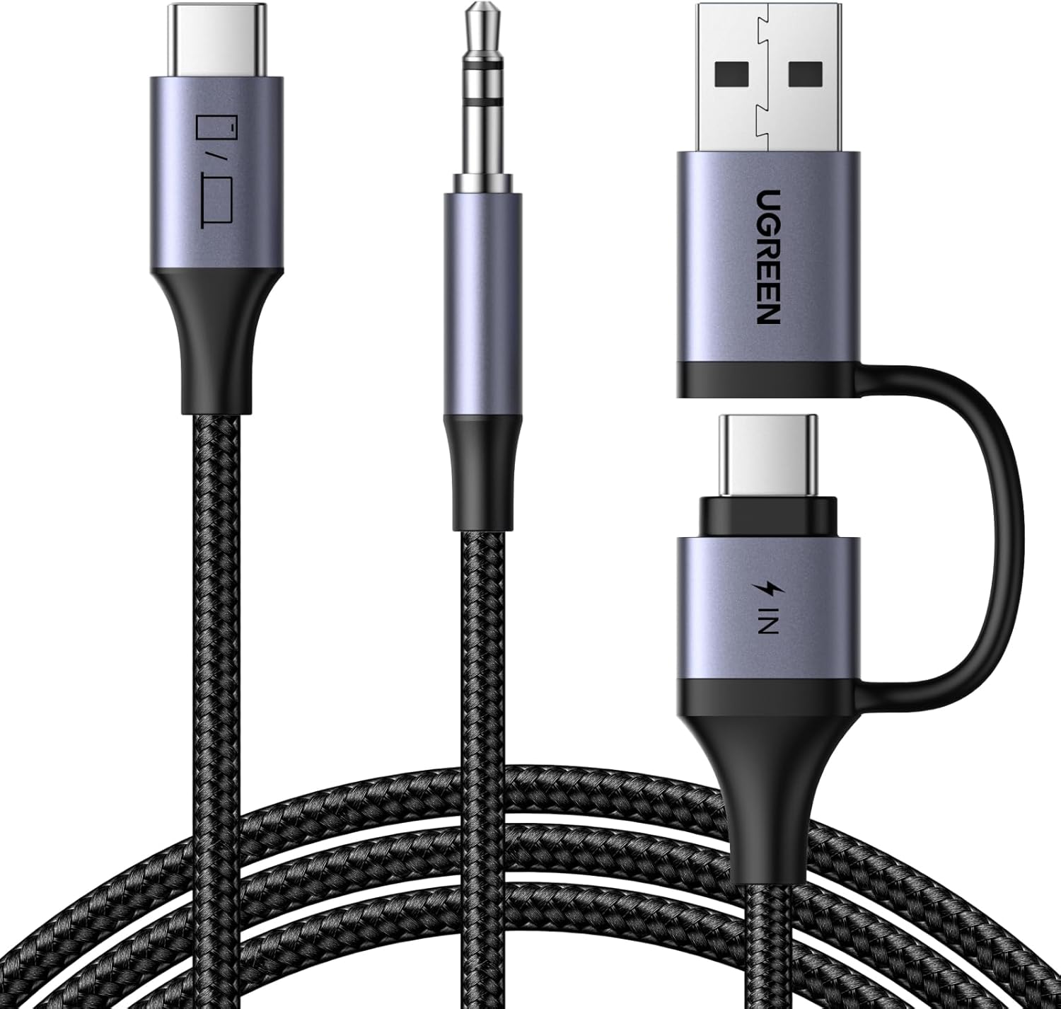 Detalle de UGREEN Cavo USB-C Jack 3,5 mm 1,5M