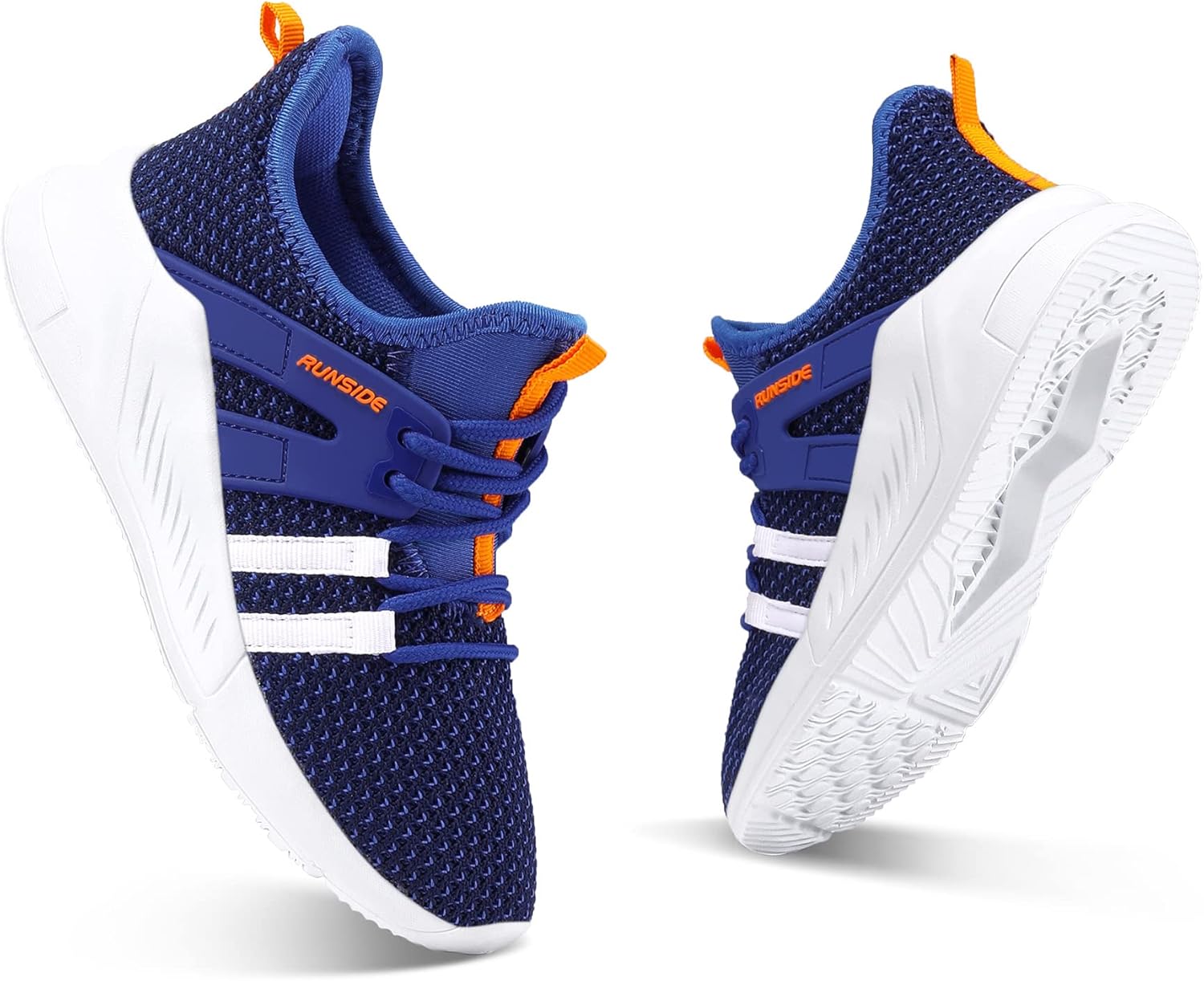 Thumbnail 2 de RUNSIDE Kids’ Lightweight Breathable Lace-Up Tennis & Running Sneakers