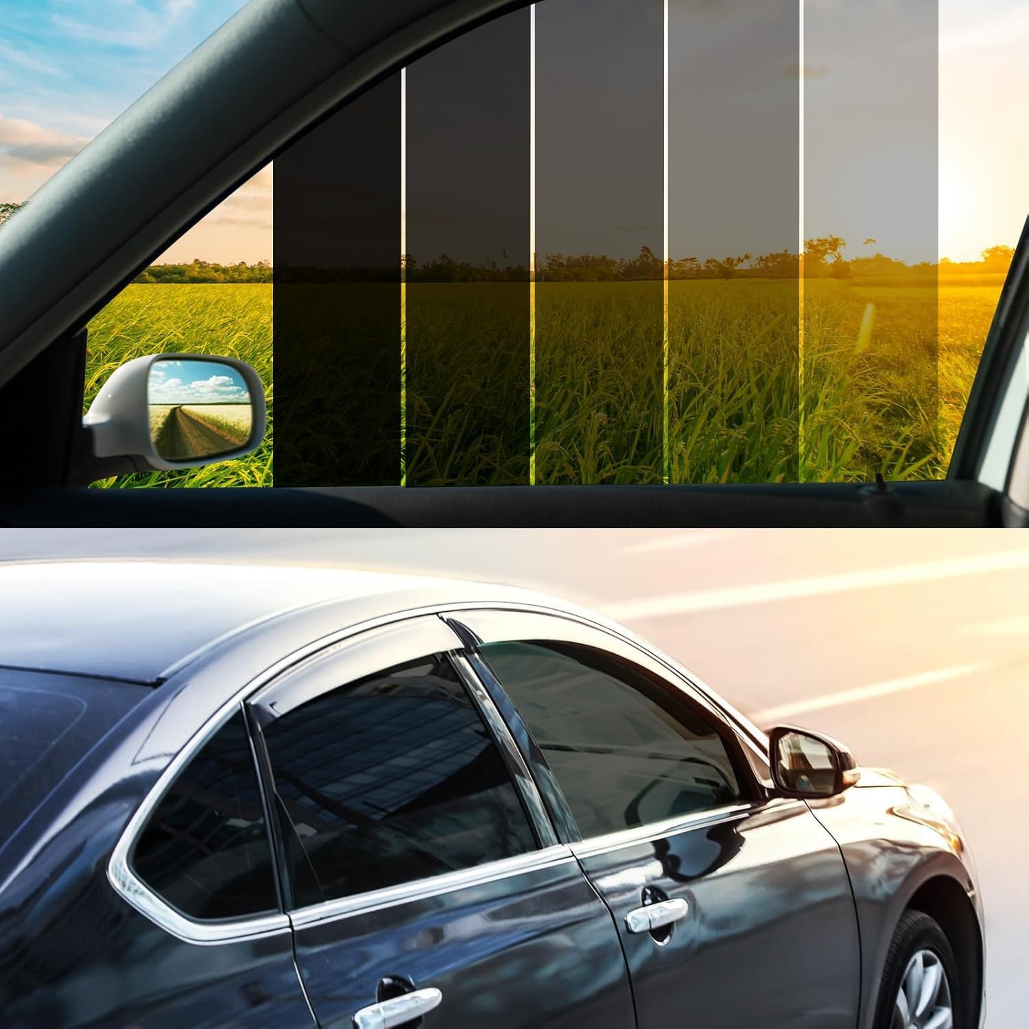 Vepagoo 5% VLT Ceramic Tint Film 24" x 100FT