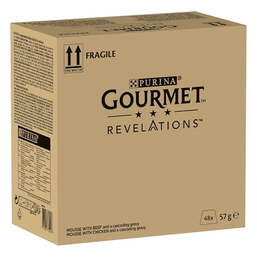 Thumbnail 1 de GOURMET Revelations pâtée Chat Mousseline Poulet et Bœuf – 48 x 57 g