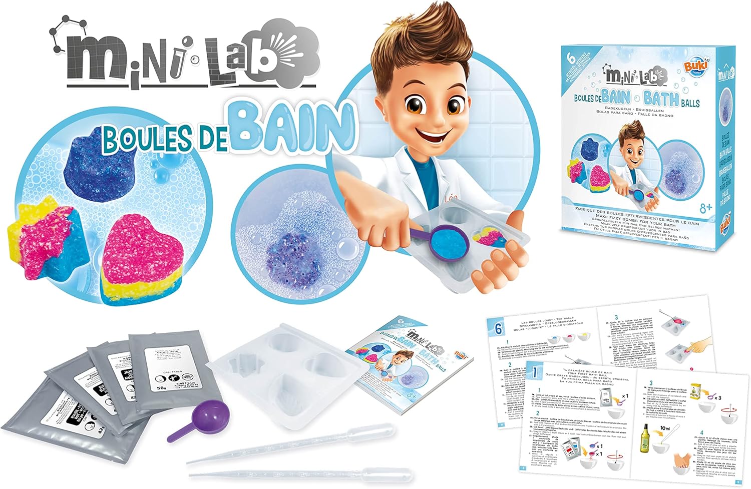 Thumbnail 1 de Buki 3010 Mini Lab Bolas para baño