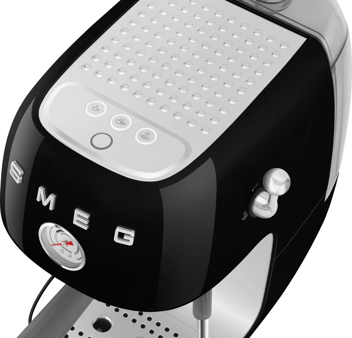 Thumbnail 14 de SMEG ECF03BLEU Schwarz: kompakte Dampflanze für cremigen Cappuccino und Latte Art