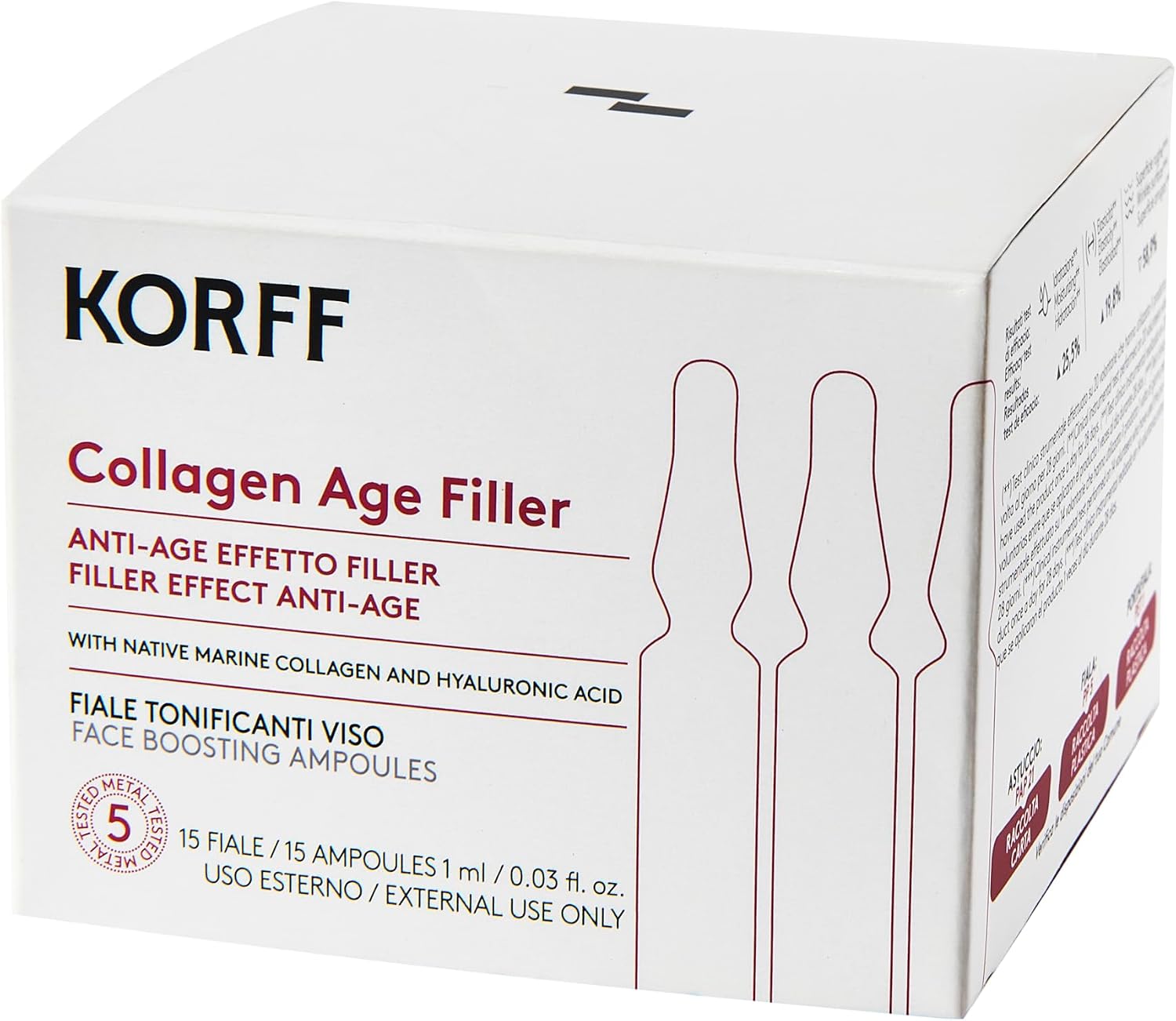 Detalle 2 de Korff Collagen Age Filler 15 fiale 💧