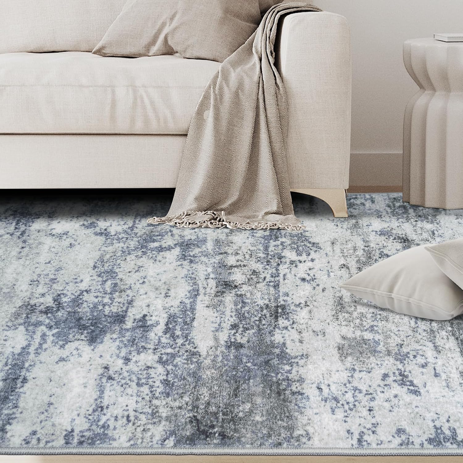 Detalle de 9x12 Area Rug washable low-pile for living room 📐