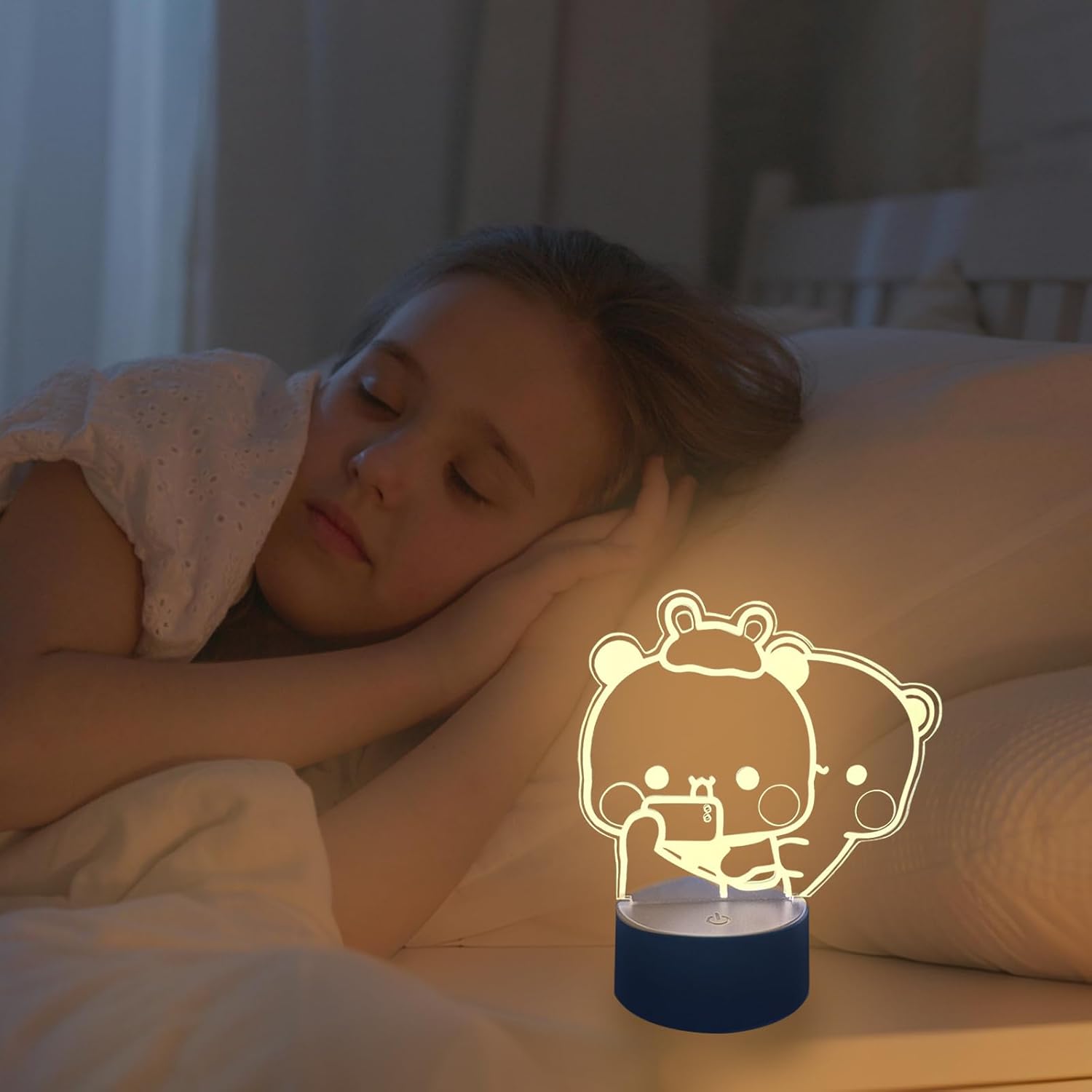 Detalle 1 de Scyagolila Bear-Shaped 3D Night Light