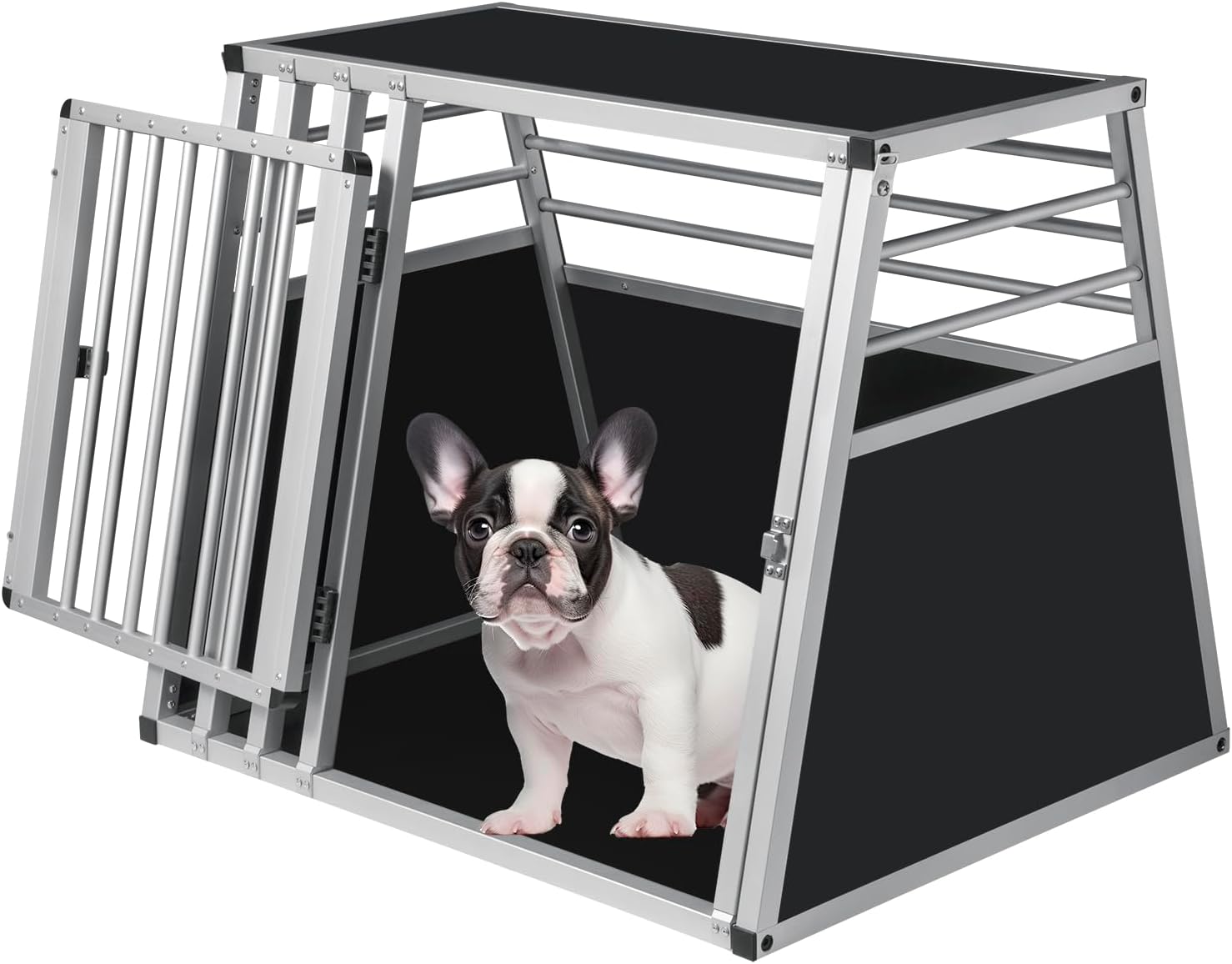 Detalle 2 de EUGAD Hundetransportbox Aluminium 54x69x51 cm